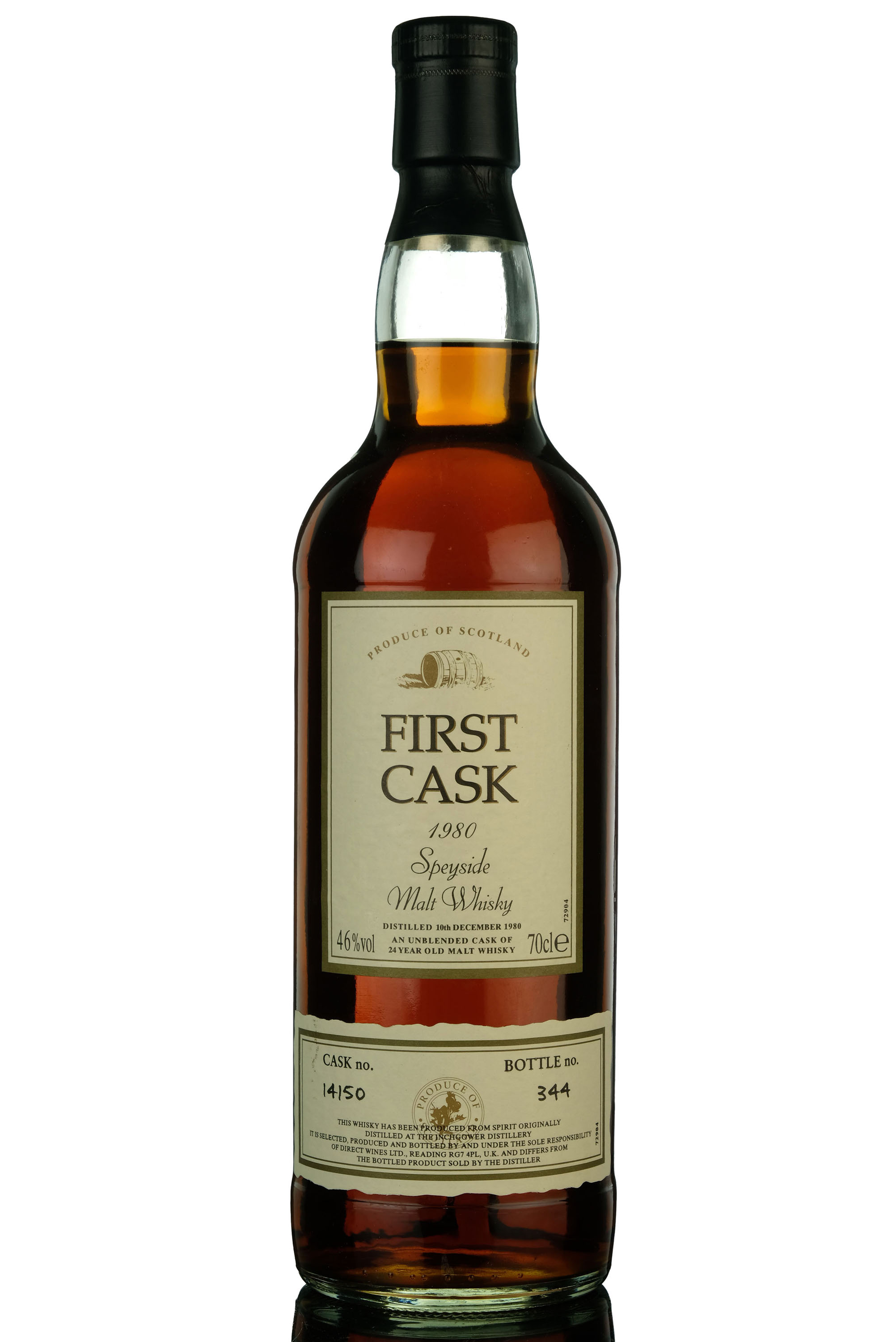Inchgower 1980 - 24 Year Old - First Cask - Single Cask 14150