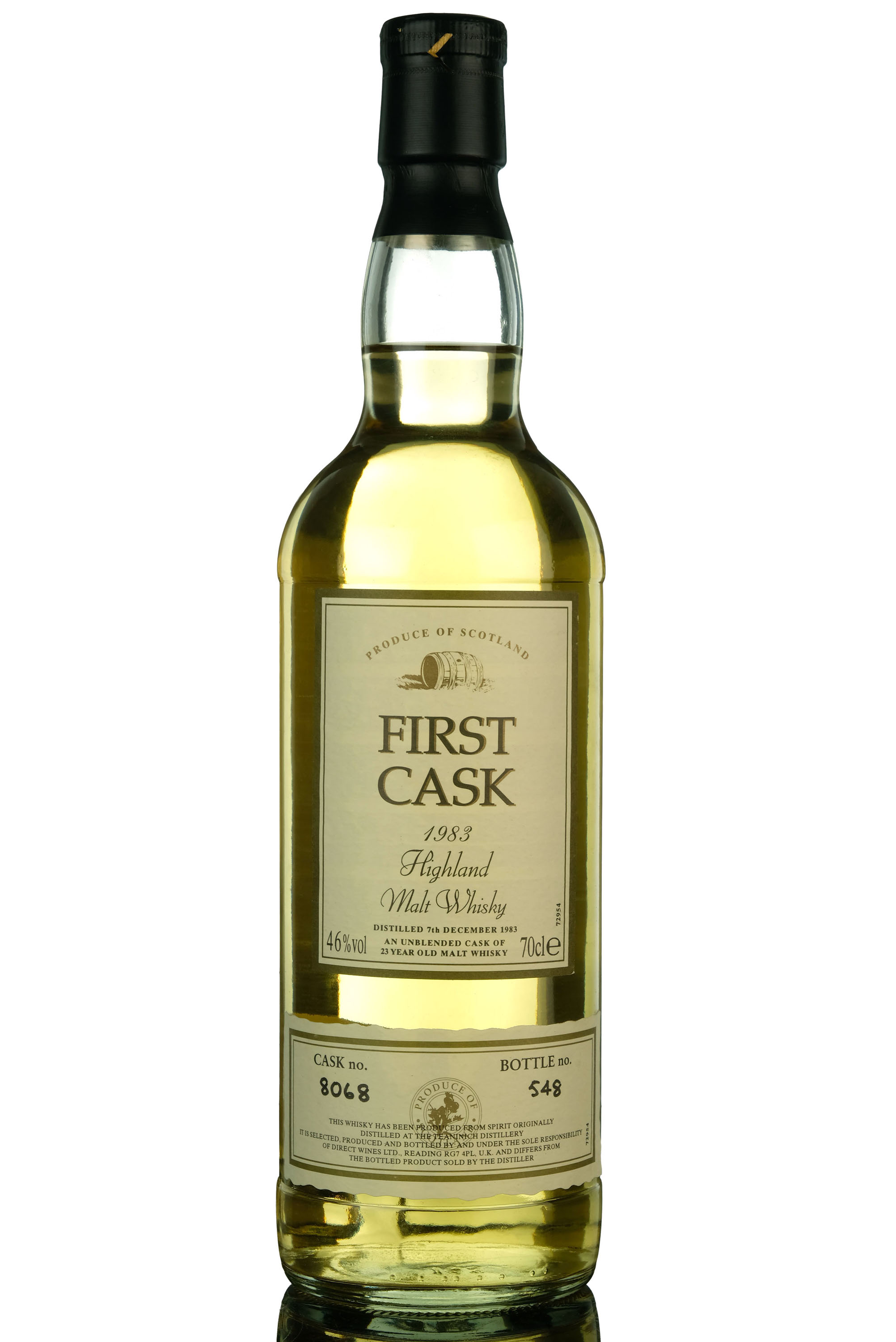 Teaninich 1983 - 23 Year Old - First Cask - Single Cask 8068