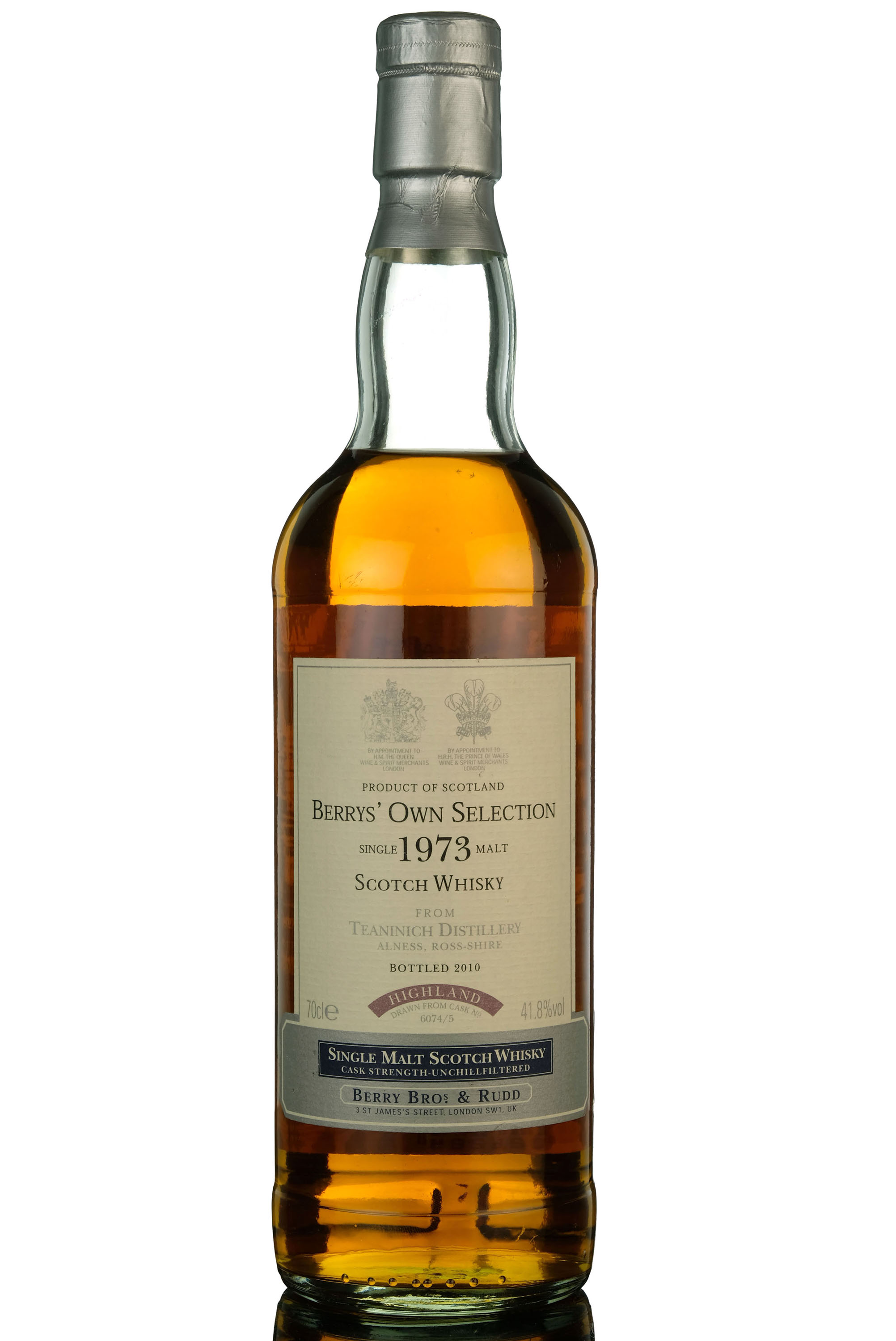 Teaninich 1973-2010 - Berry Bros & Rudd - Berrys Own Selection - Cask 6074/5