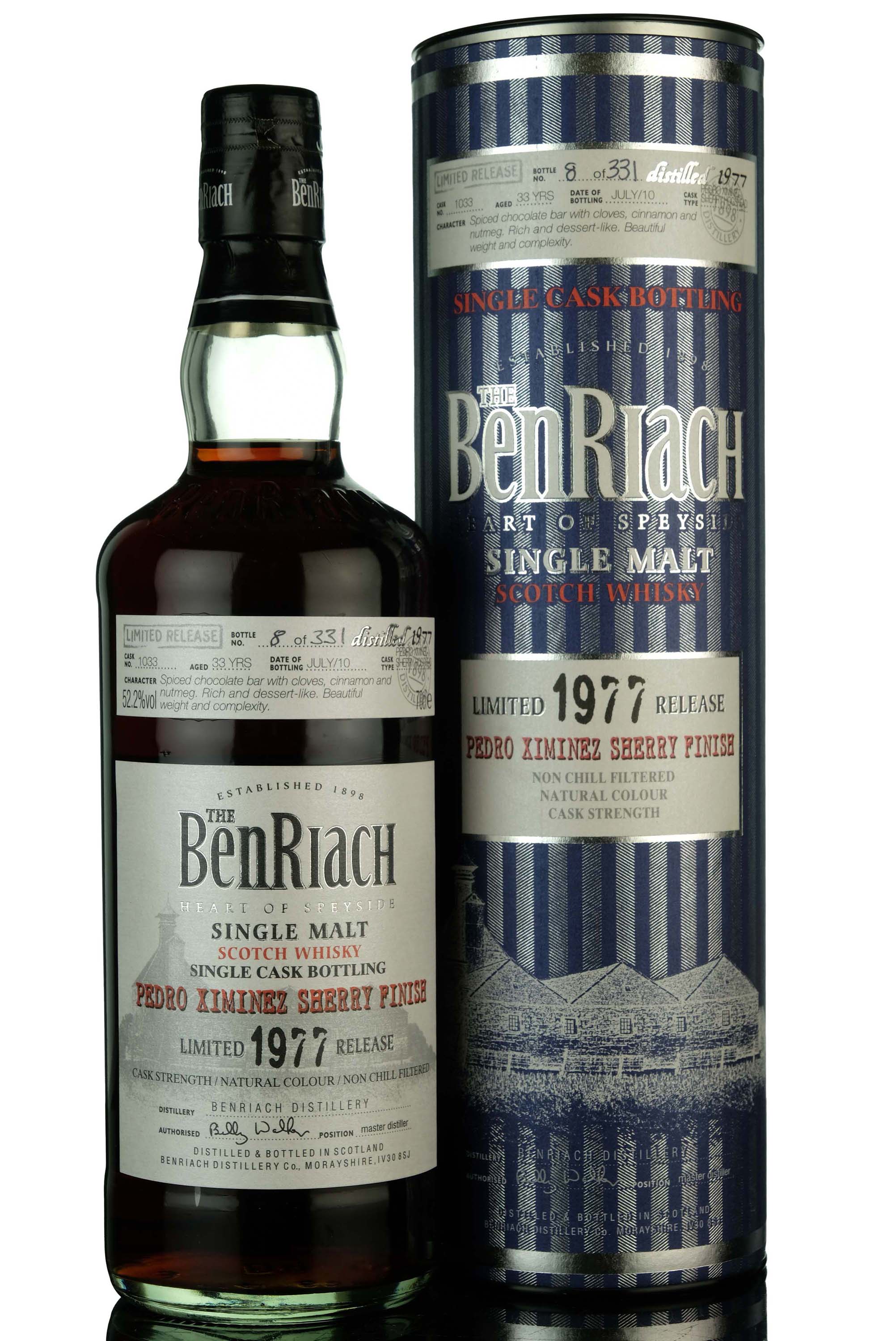Benriach 1977-2010 - 33 Year Old - Single Cask 1033