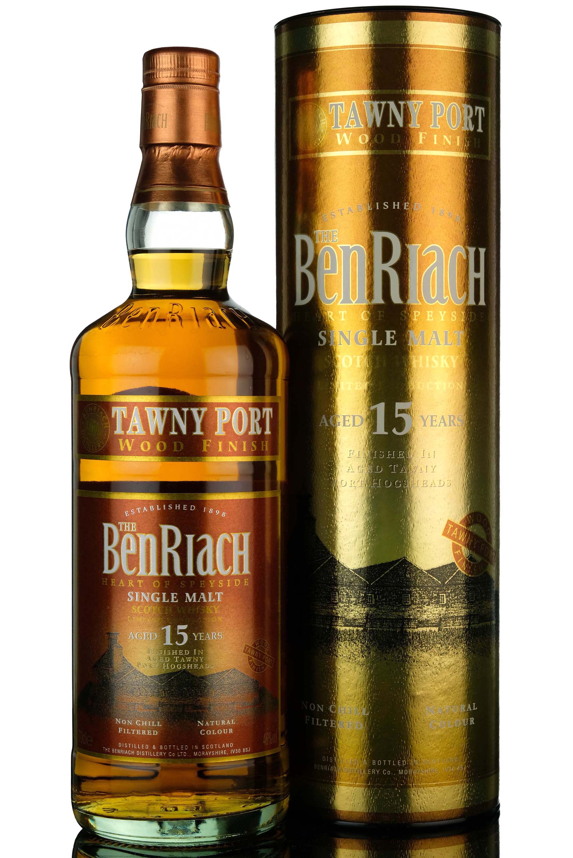 Benriach 15 Year Old - Tawny Port Wood Finish