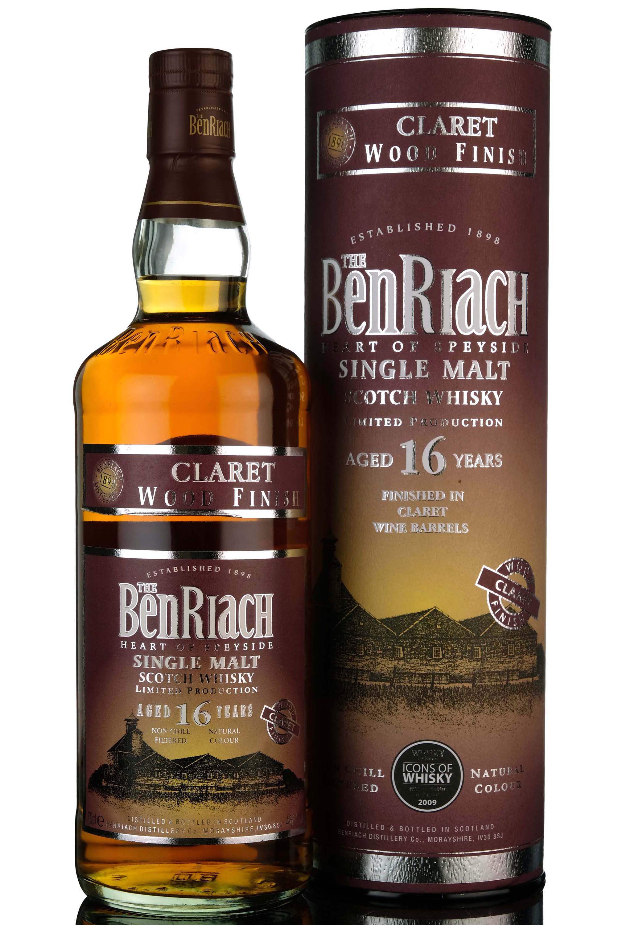 Benriach 16 Year Old - Claret Wood Finish