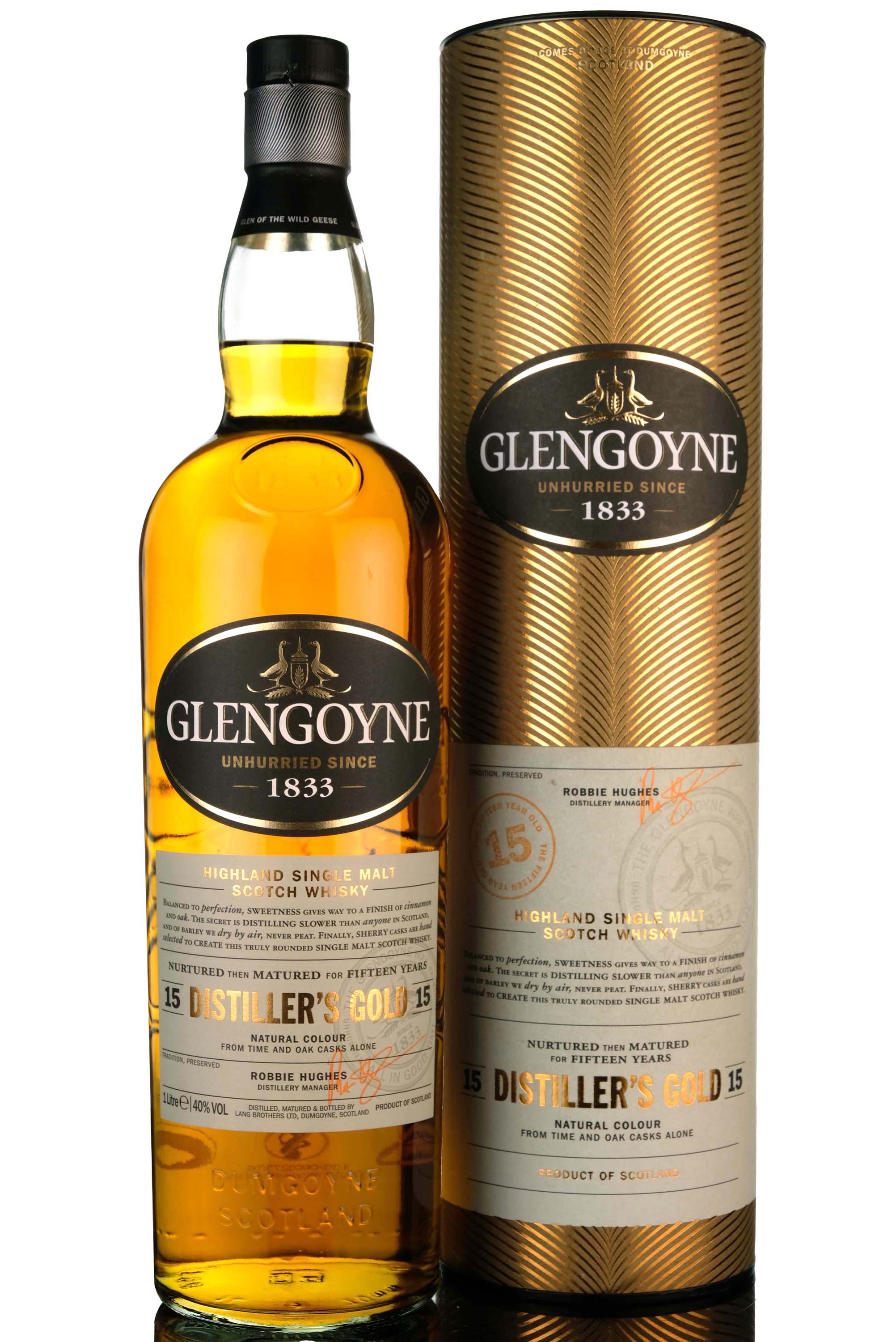Glengoyne 15 Year Old - Distillers Gold - 1 Litre