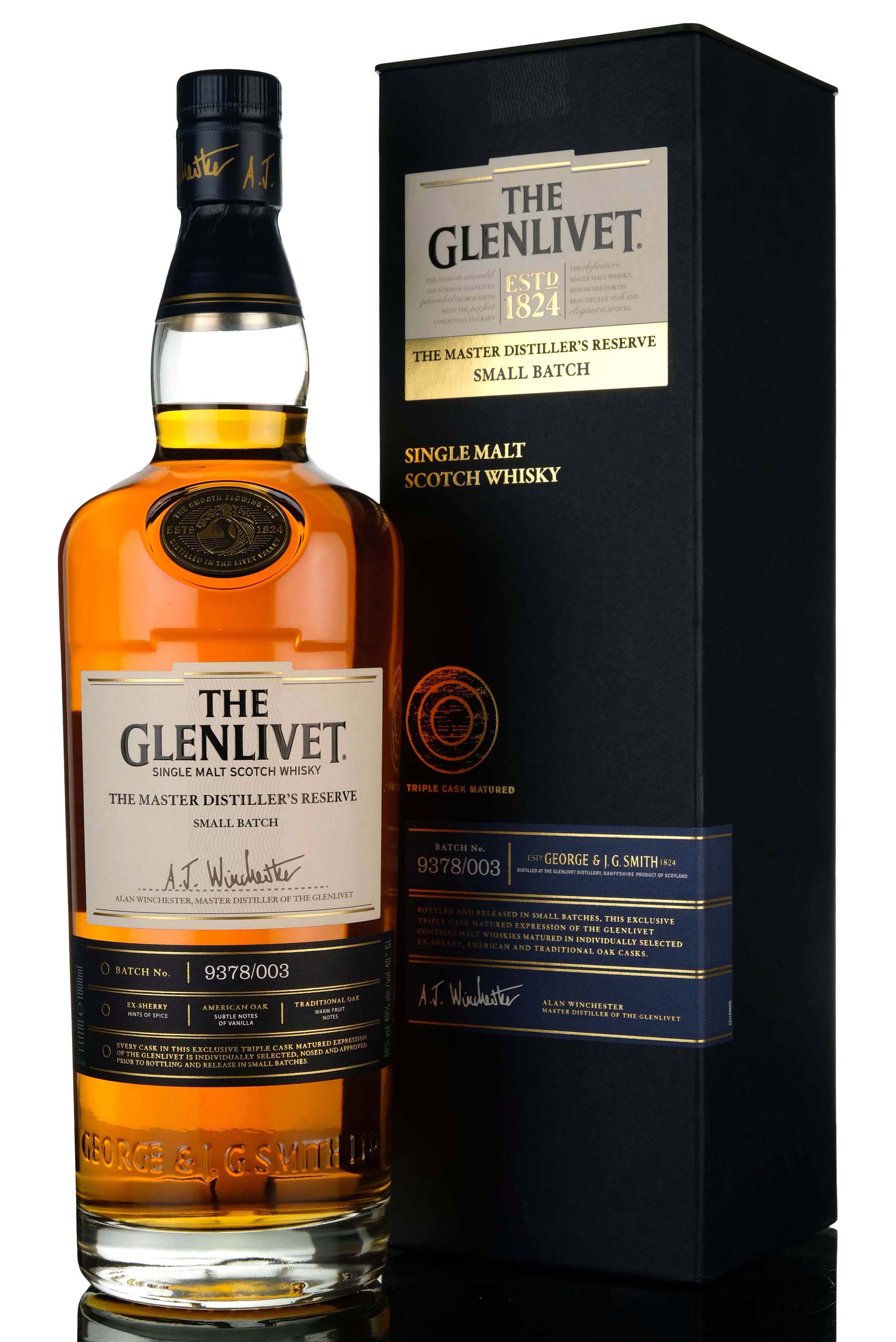Glenlivet The Master Distillers Reserve - Batch 3 - 2015 Release - 1 Litre