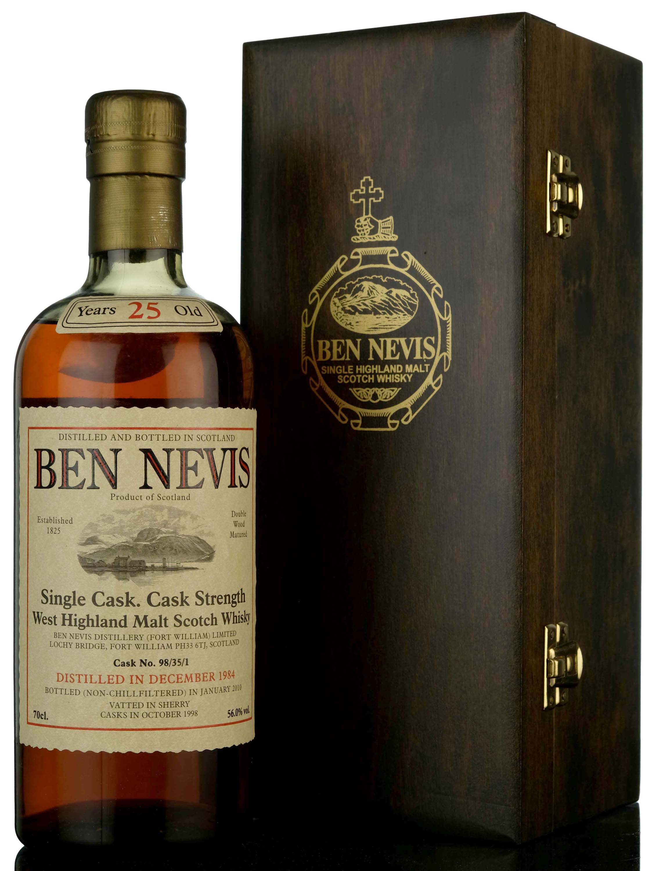Ben Nevis 1984-2010 - 25 Year Old - Single Cask 98/35/1
