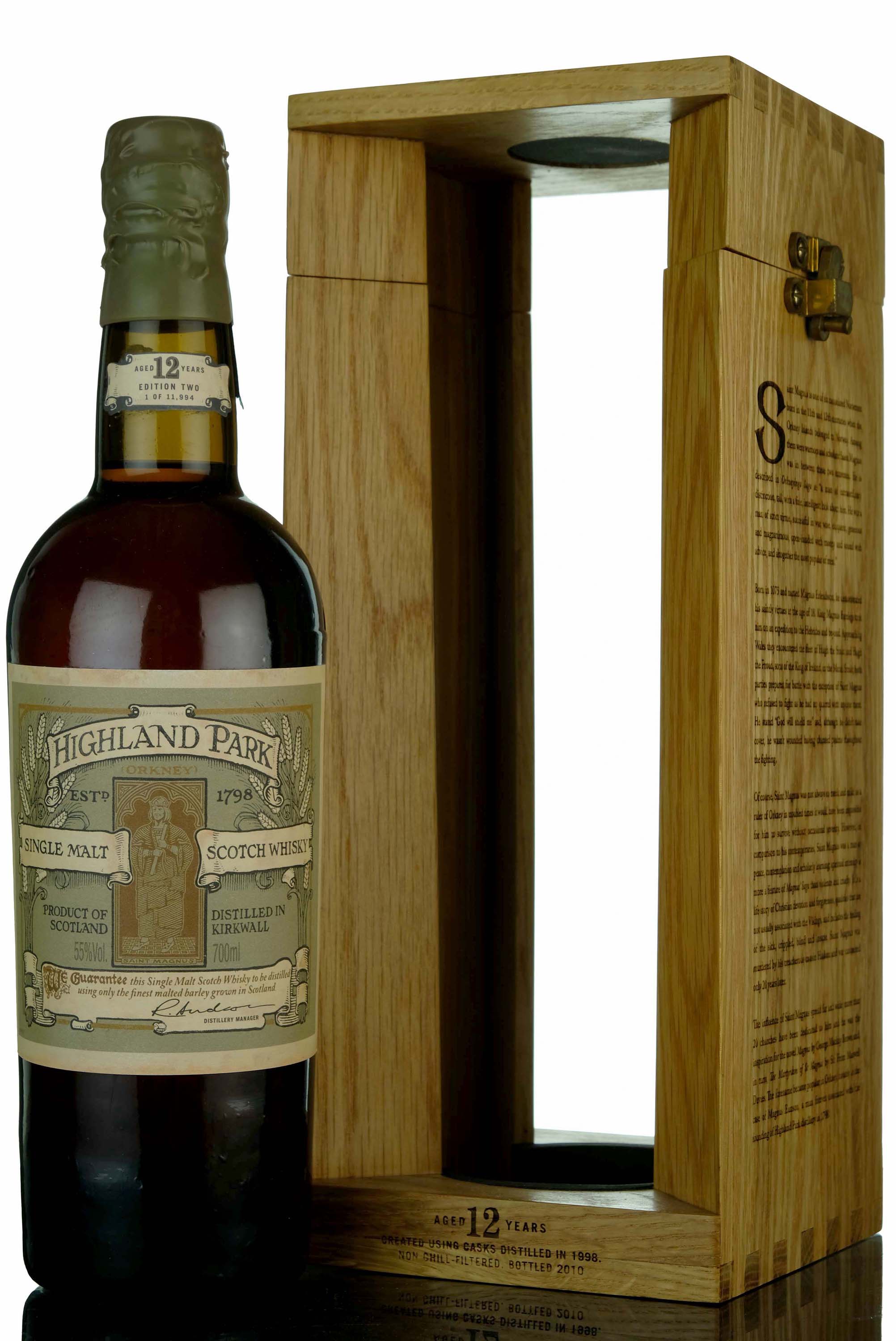 Highland Park 1998 - 2010 - 12 Year Old - St Magnus 2nd Edition