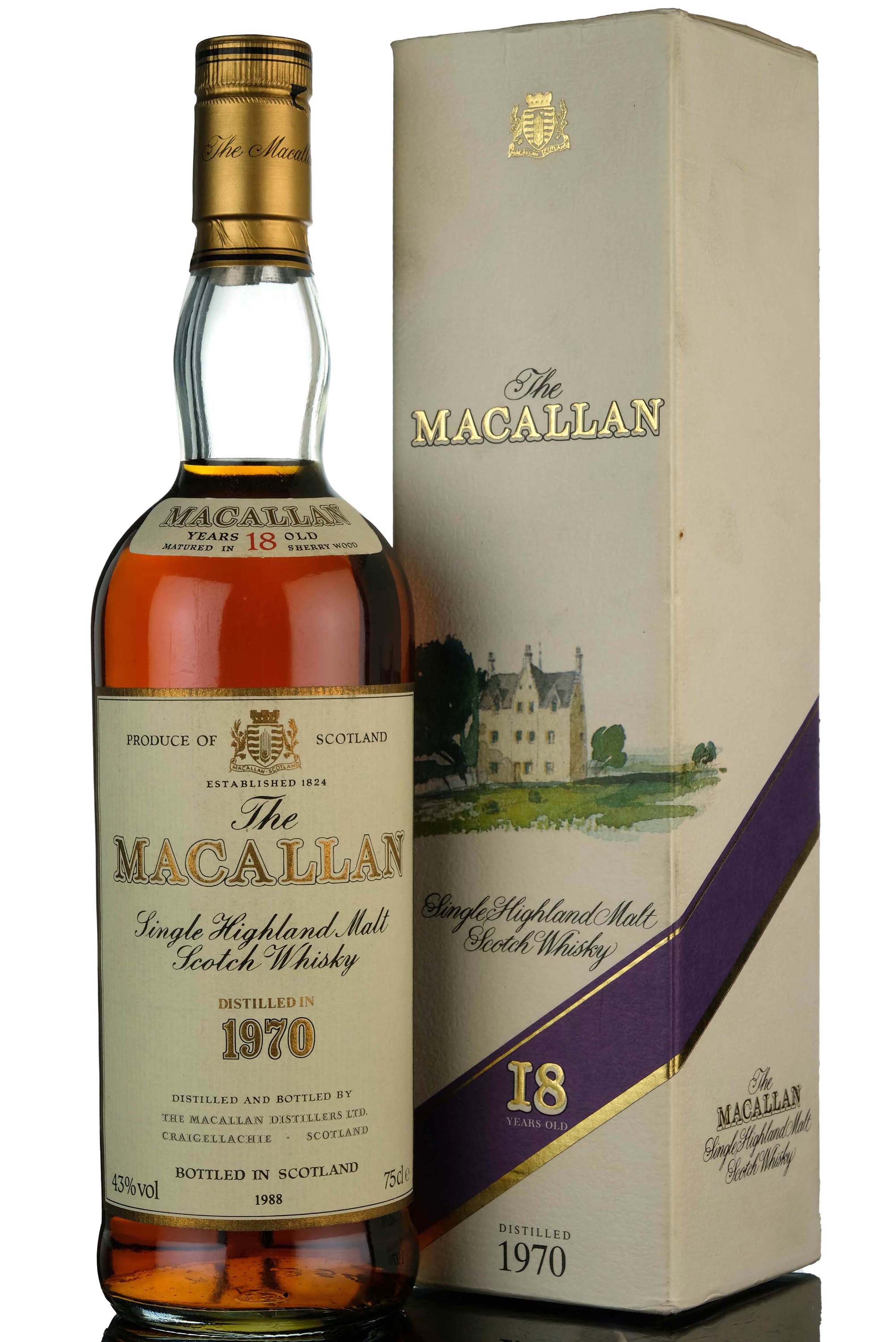Macallan 1970-1988 - 18 Year Old - Sherry Cask