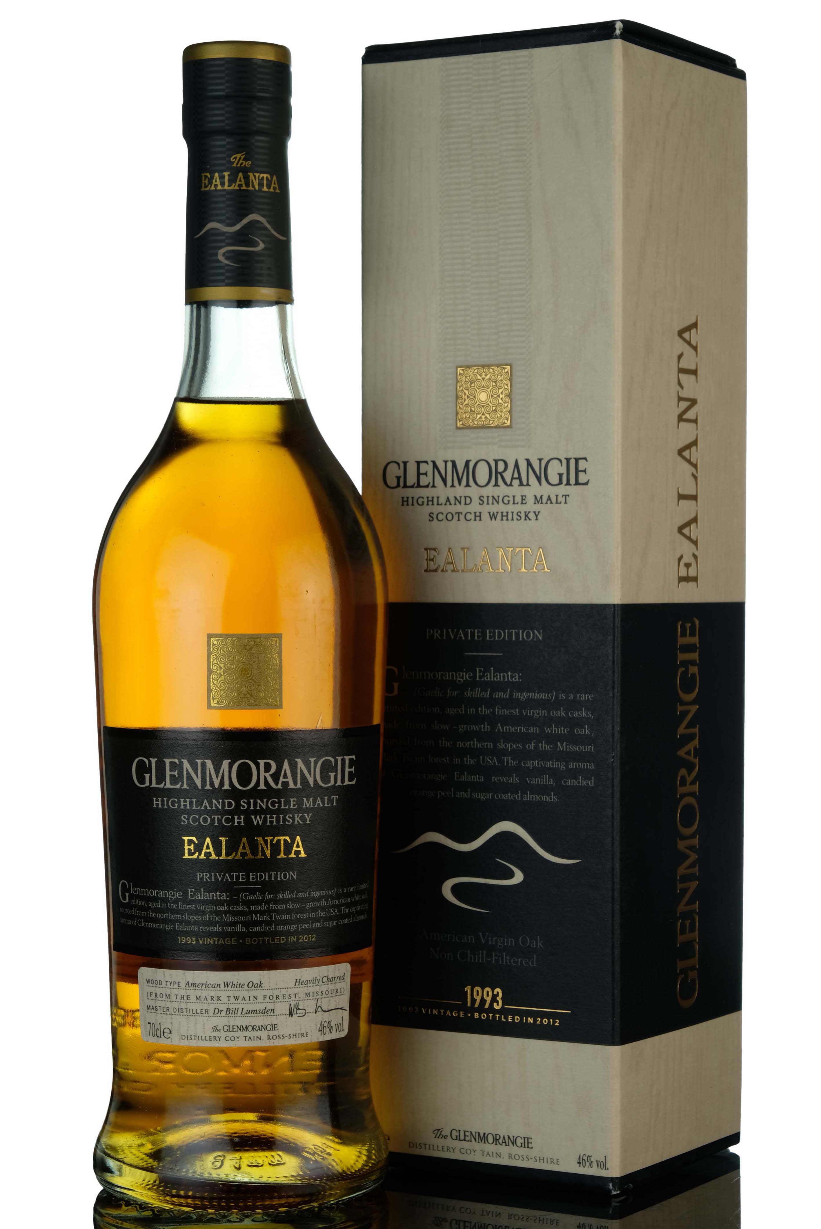 Glenmorangie 1993-2012 - 19 Year Old - Private Edition The Ealanta - 4th release