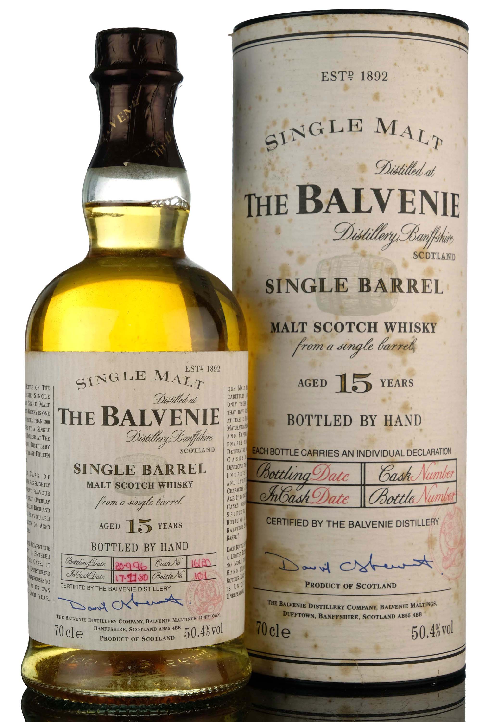 Balvenie 1980-1996 - 15 Year Old - Single Barrel 16120