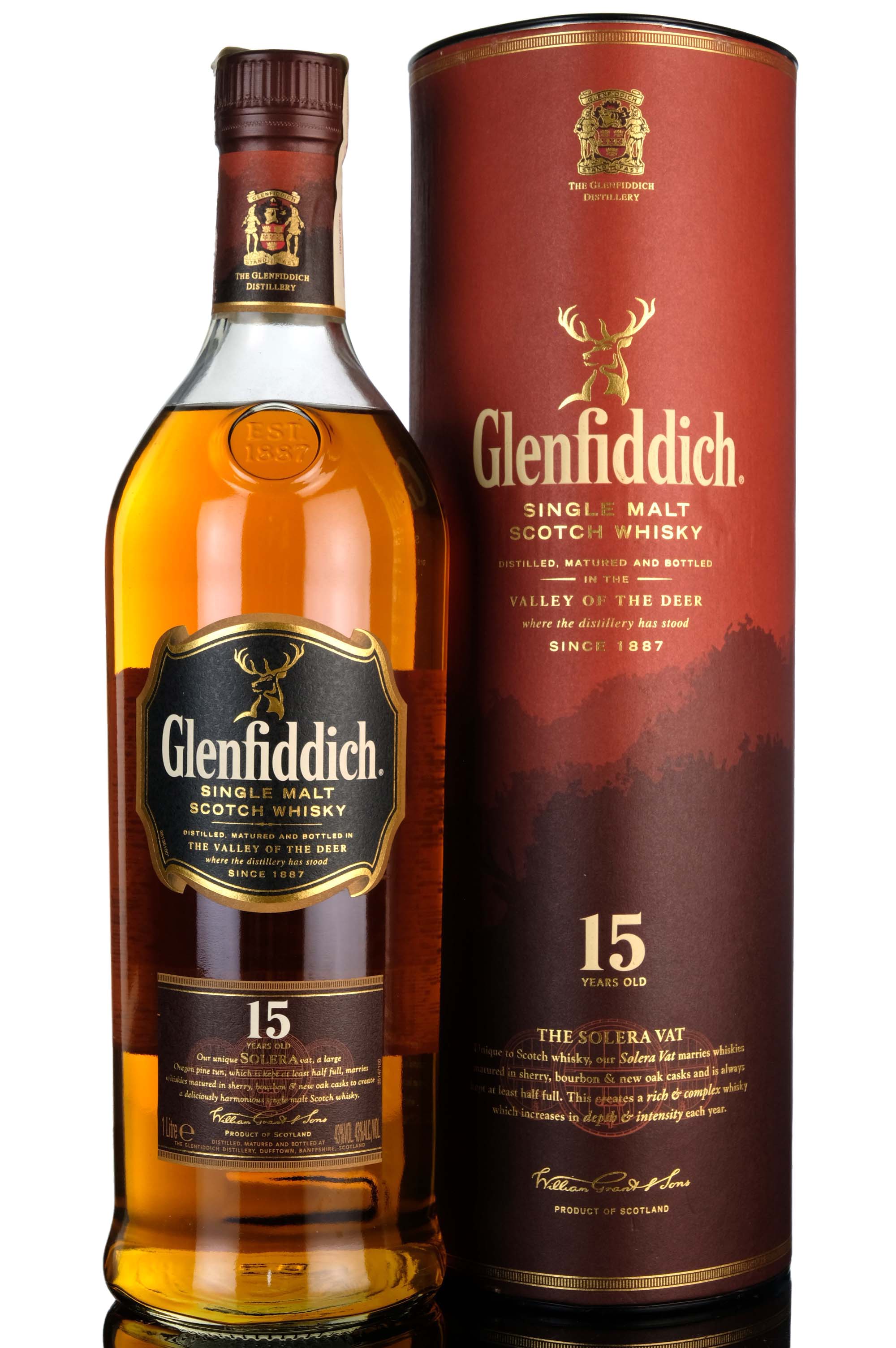 Glenfiddich 15 Year Old - The Solera Vat - 1 Litre