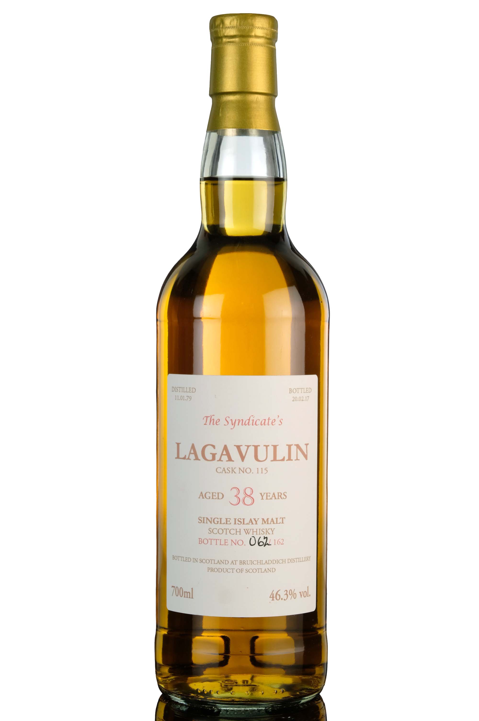 Lagavulin 1979-2017 - 38 Year Old - The Syndicates - Single Cask 115