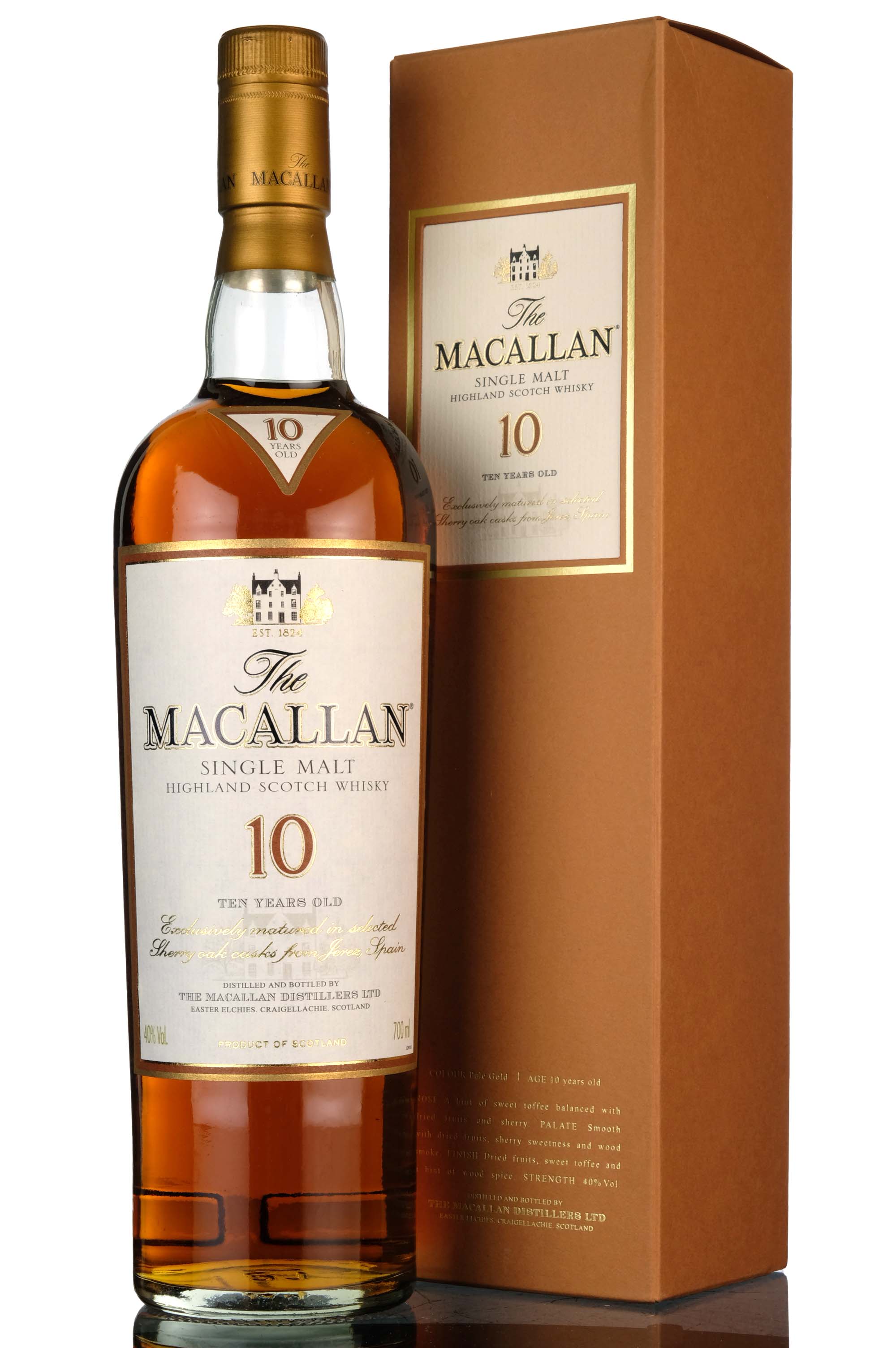 Macallan 10 Year Old - Sherry Casks - Mid 2000s