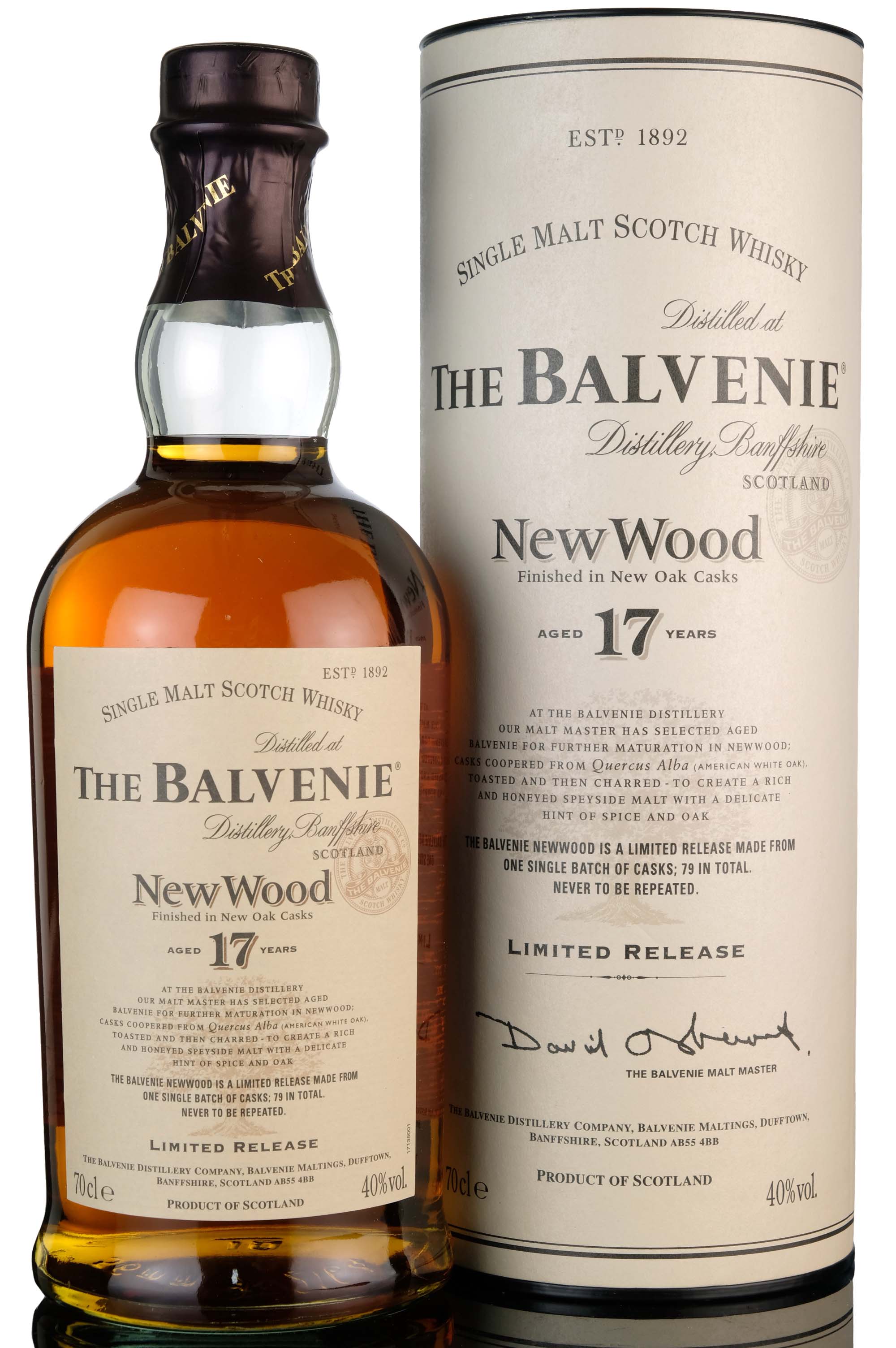 Balvenie 17 Year Old - NewWood - 2006 Release