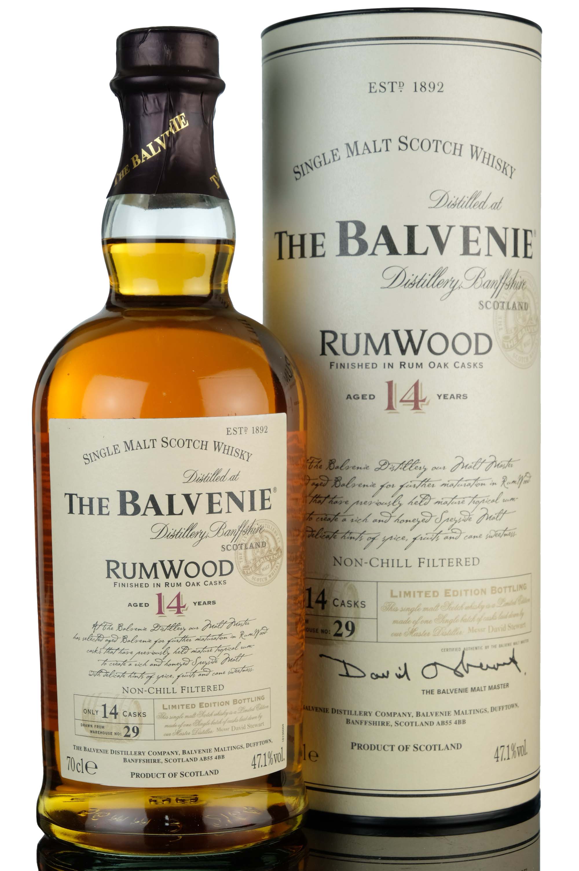 Balvenie 14 Year Old - RumWood - 2005 Release
