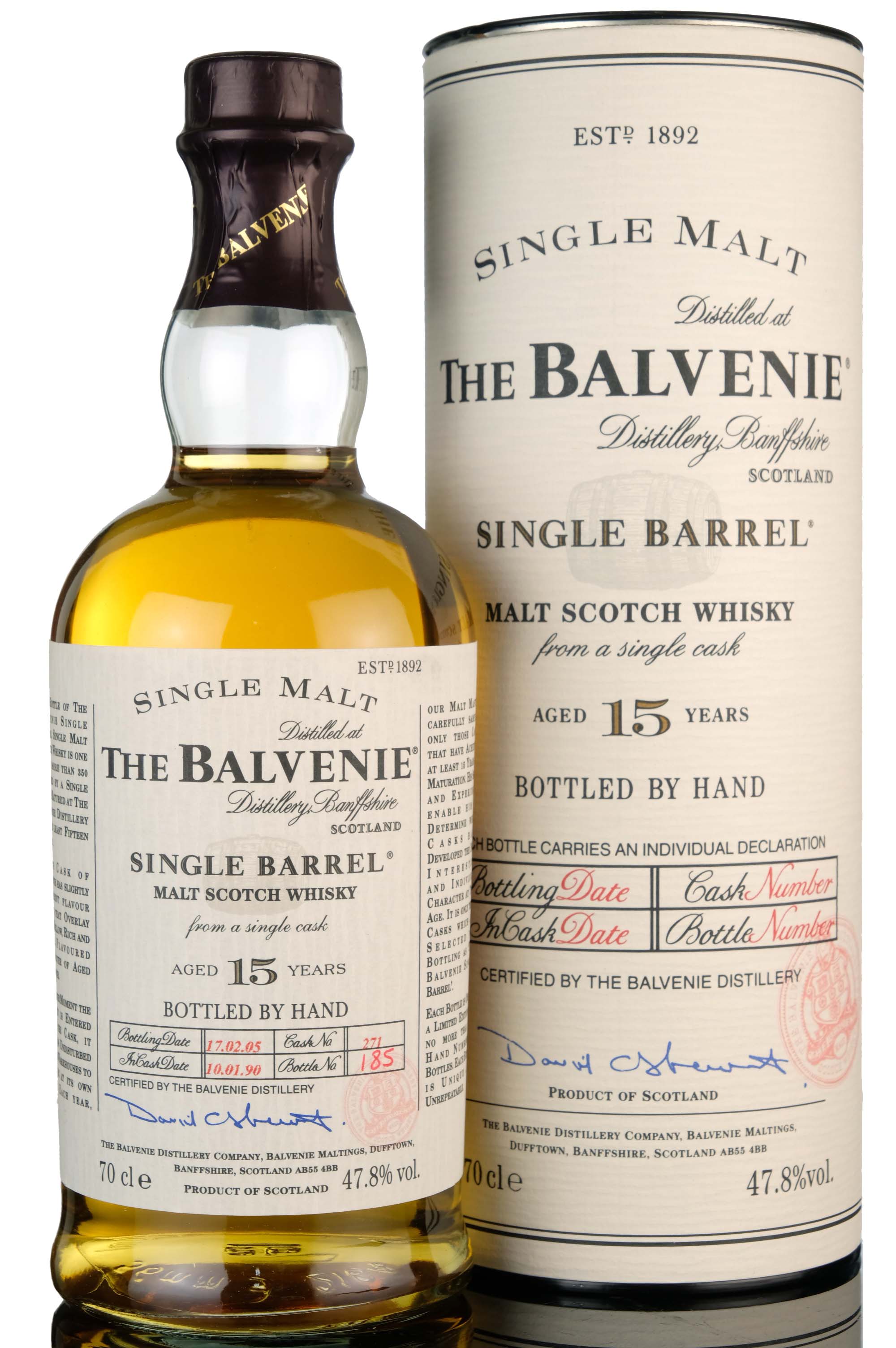 Balvenie 1990-2005 - 15 Year Old - Single Barrel 271