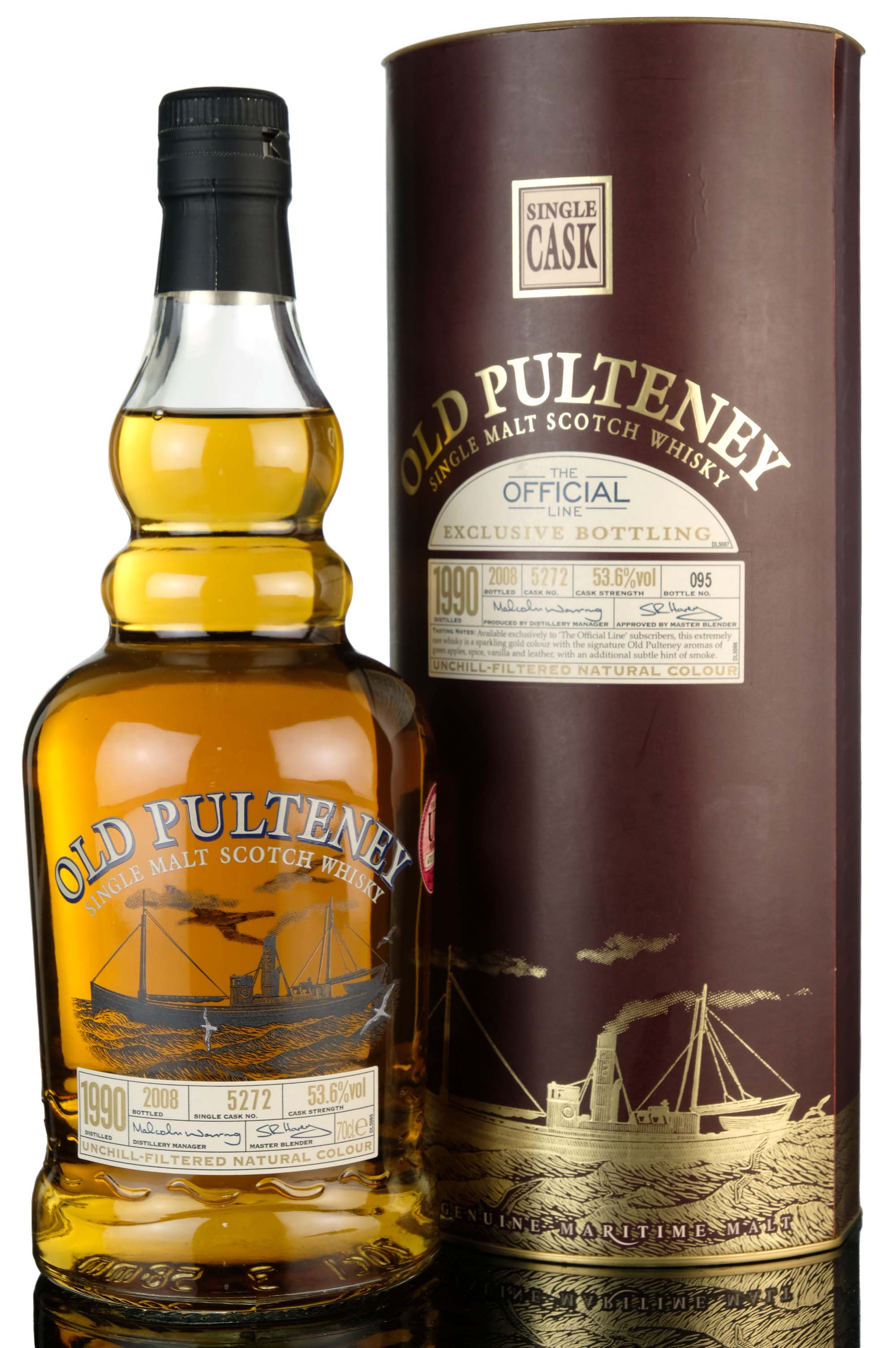 Old Pulteney 1990-2008 - 18 Year Old - The Official Line Exclusive - Single Cask 5272