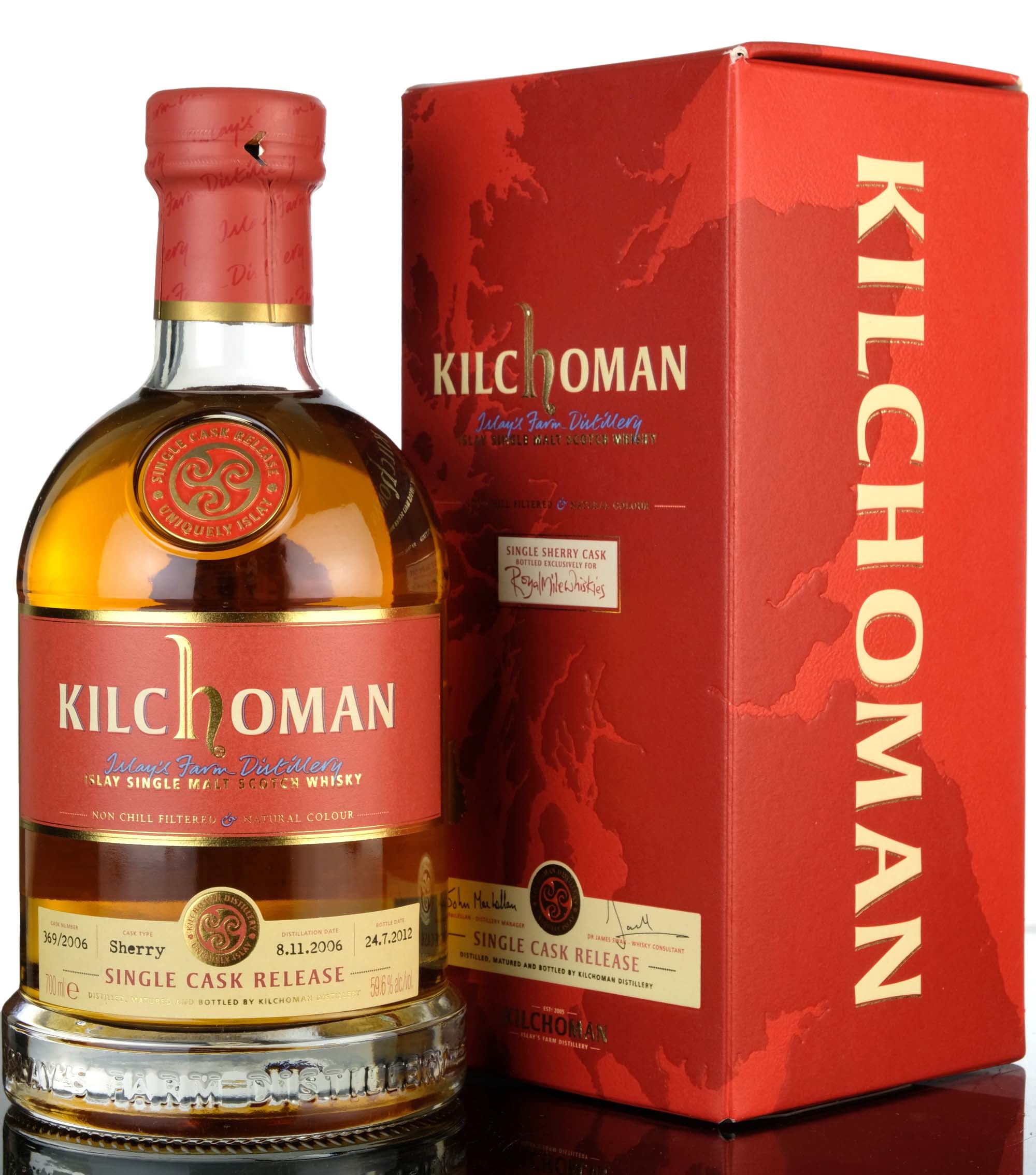 Kilchoman 2006-2012 - Single Cask 369 - Royal Mile Whiskies Exclusive