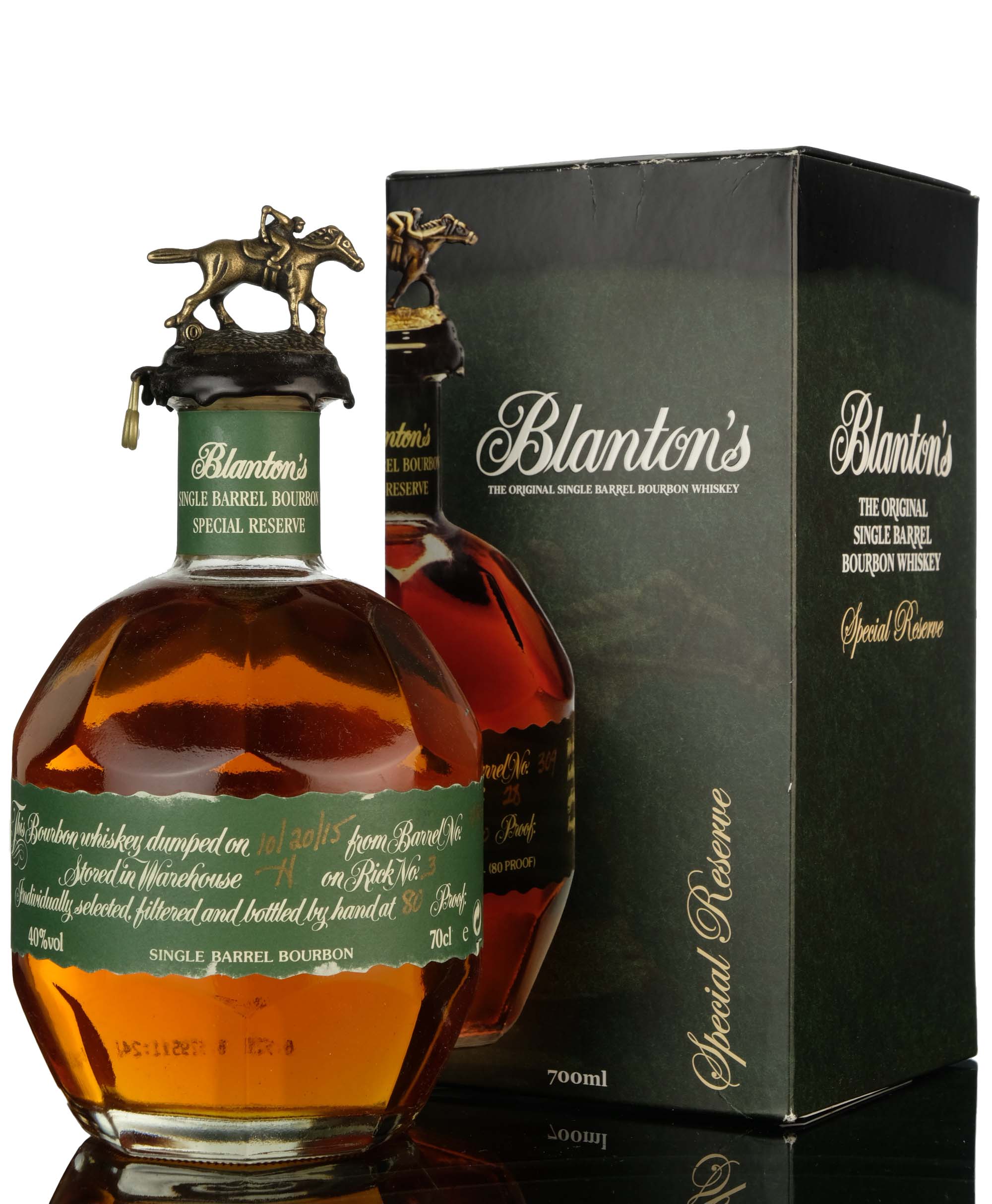 Blantons Special Reserve Green Label - 2015 Release - Single Barrel 494