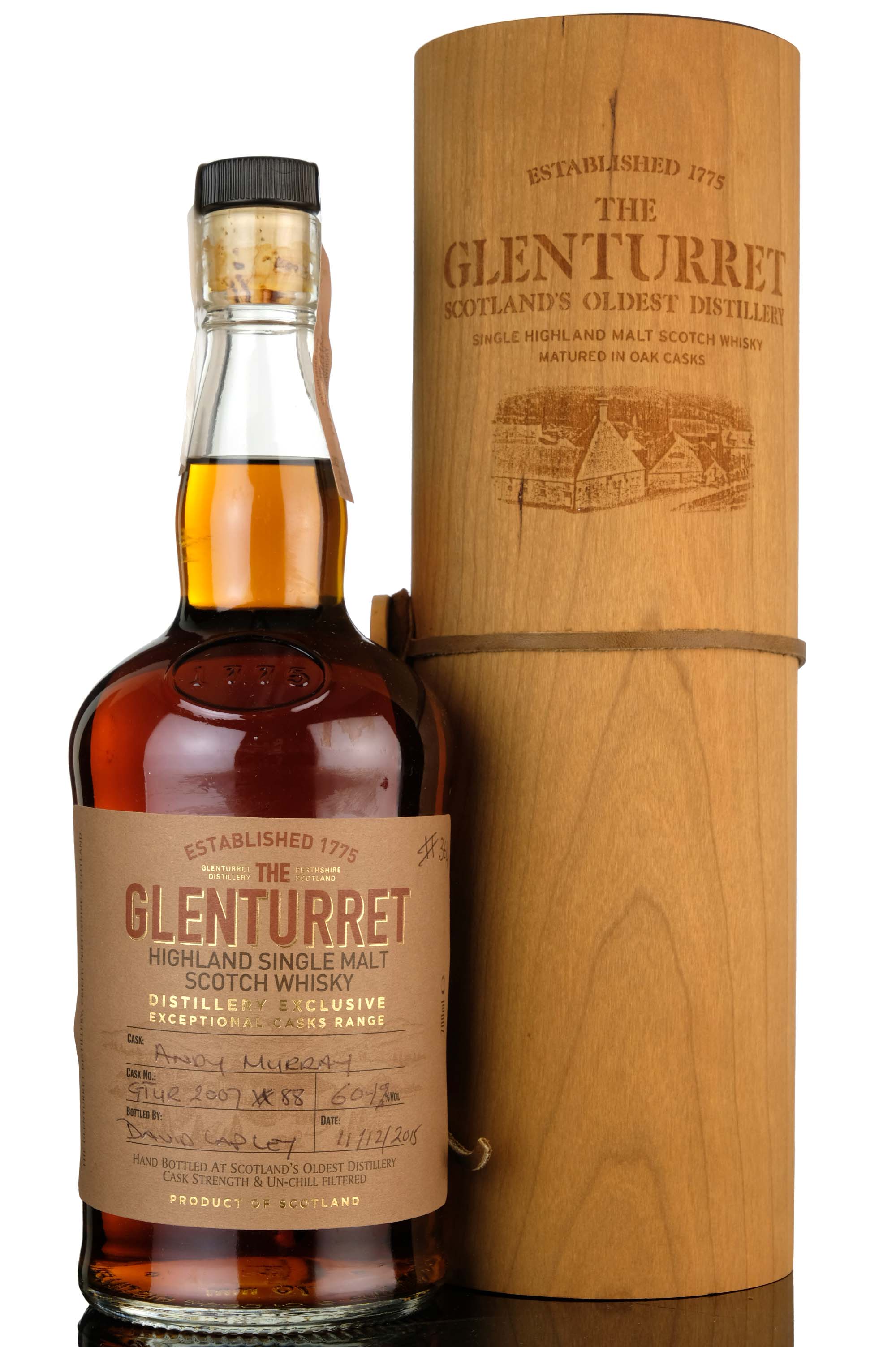 Glenturret 2007-2015 - Distillery Exclusive Exceptional Casks Range - Andy Murray - Single
