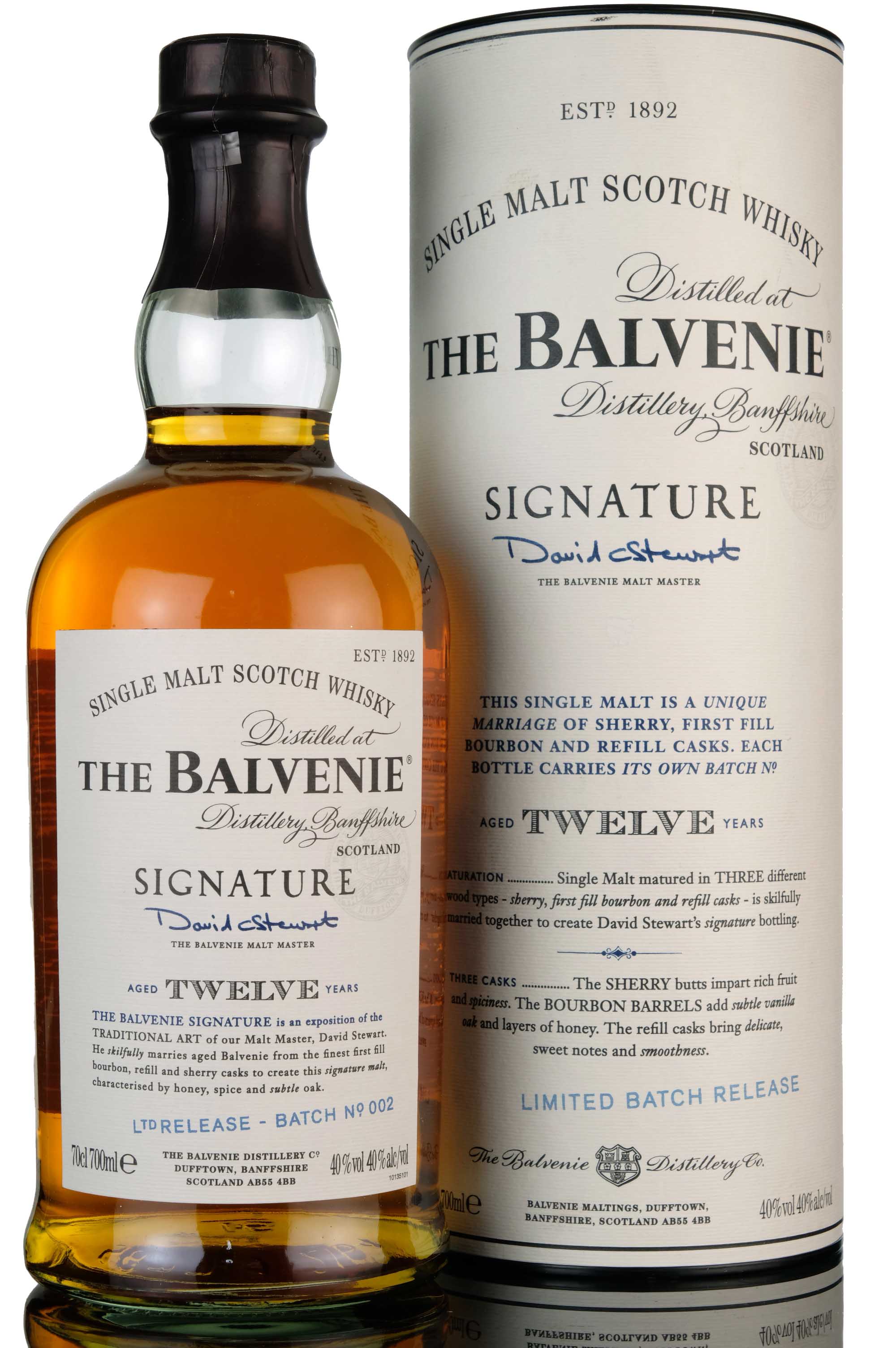 Balvenie 12 Year Old - Signature - Batch 2 - 2009 Release