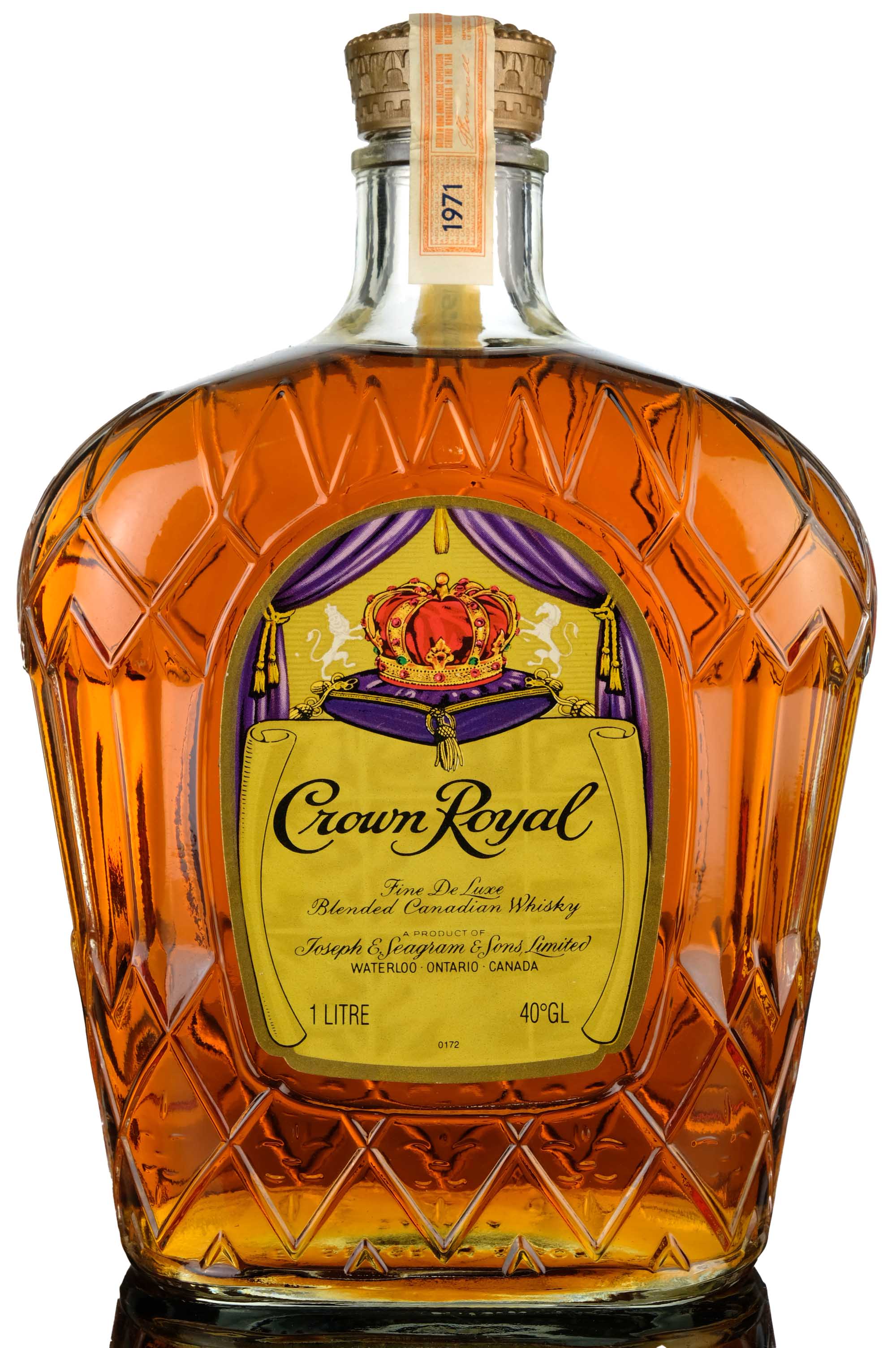 Crown Royal - Bottled 1971 - 1 Litre