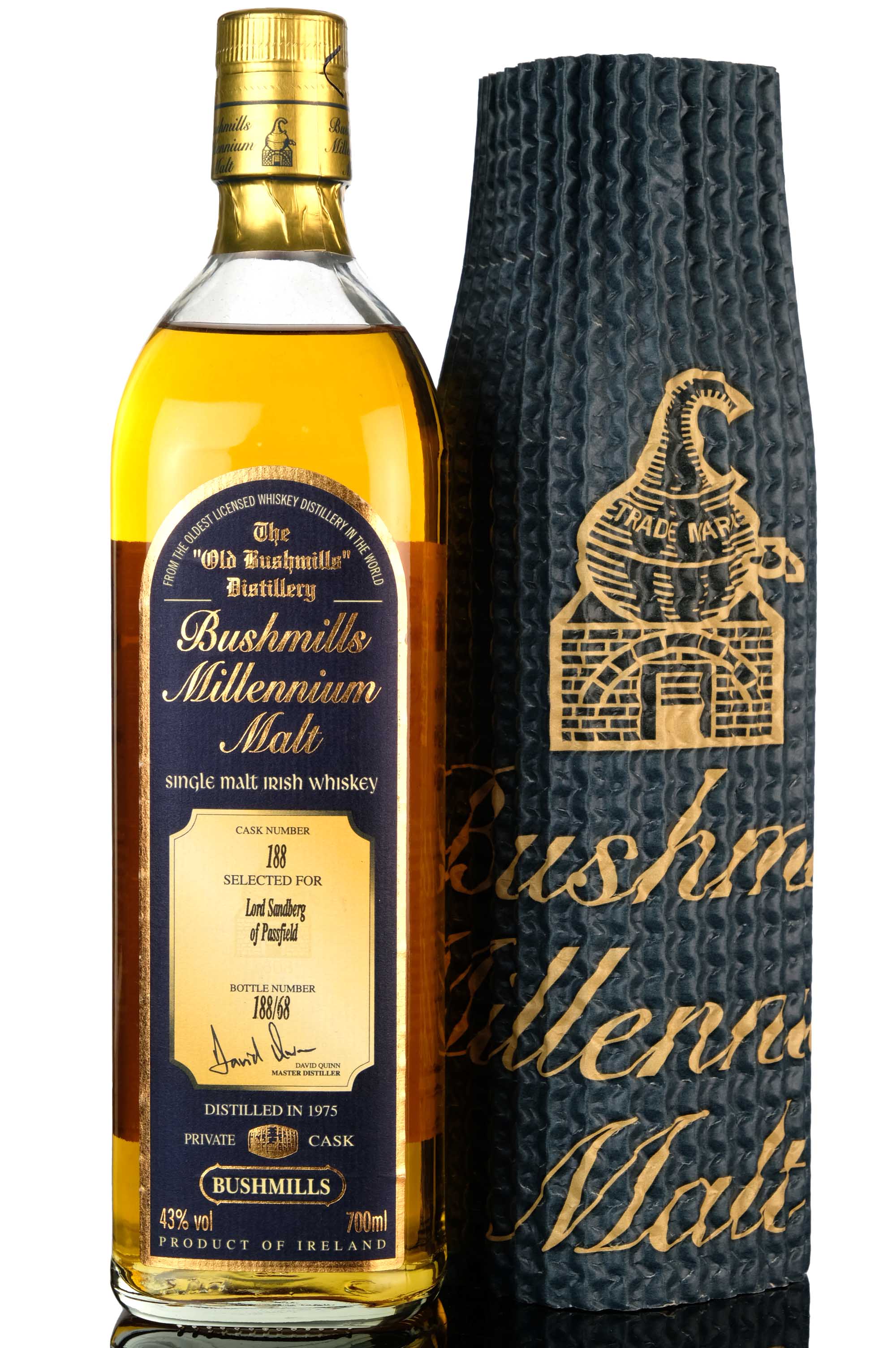 Bushmills Millennium Malt 1975-2000 - Single Cask 188