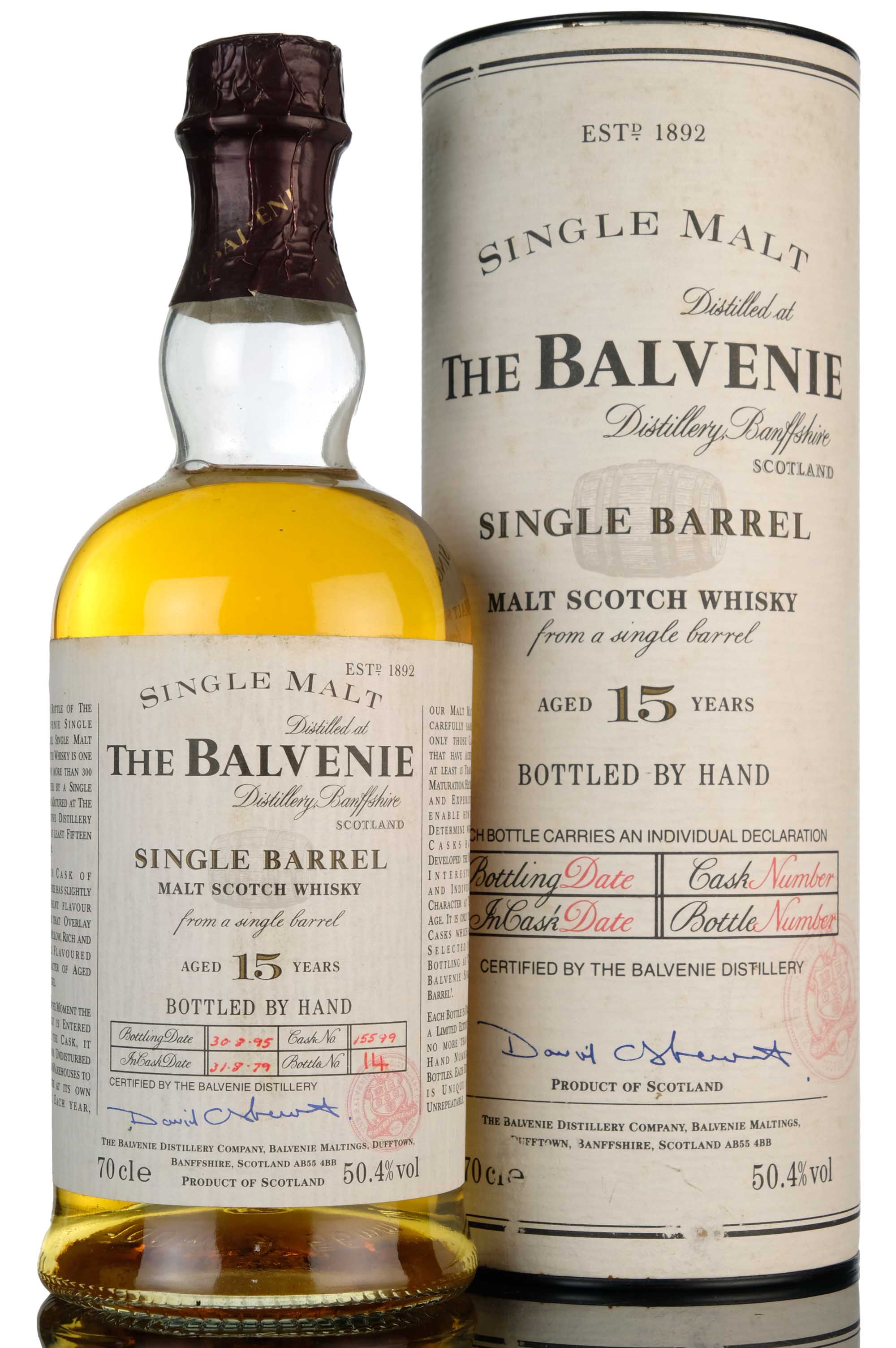 Balvenie 1979-1995 - 15 Year Old - Single Barrel 15599