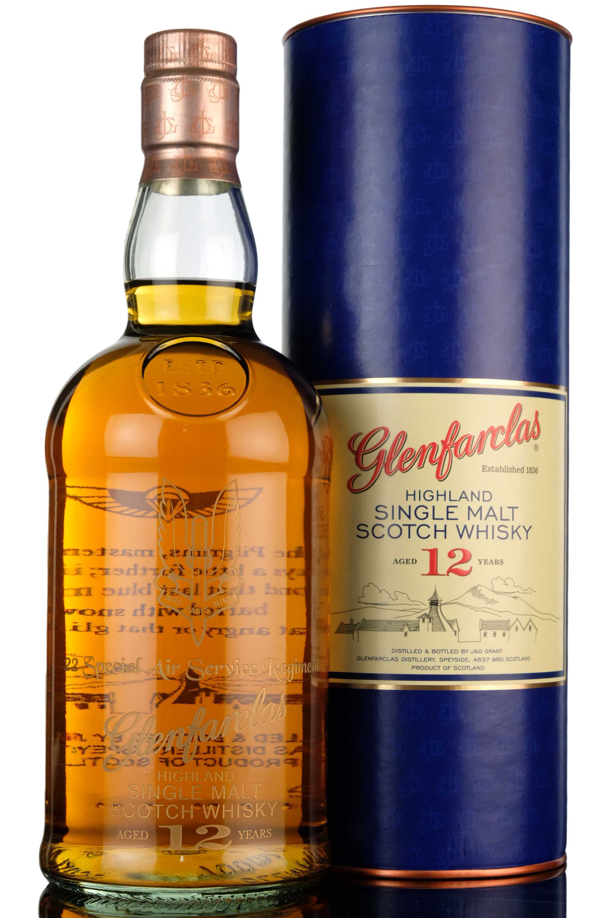 Glenfarclas 12 Year Old - 22 Special Air Service Regiment