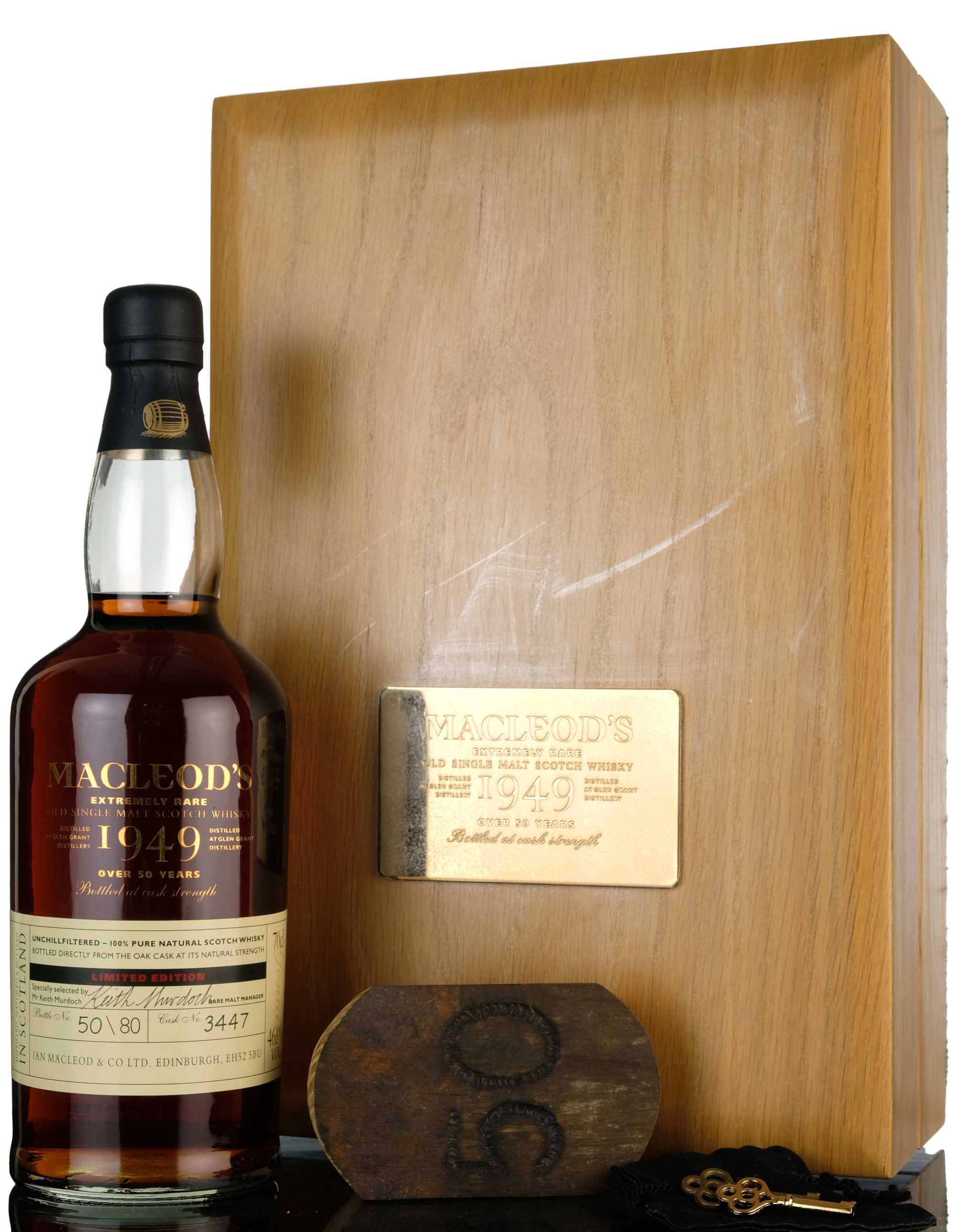 Glen Grant 1949-1999 - 50 Year Old - Macleods Extremely Rare - Single Cask 3447