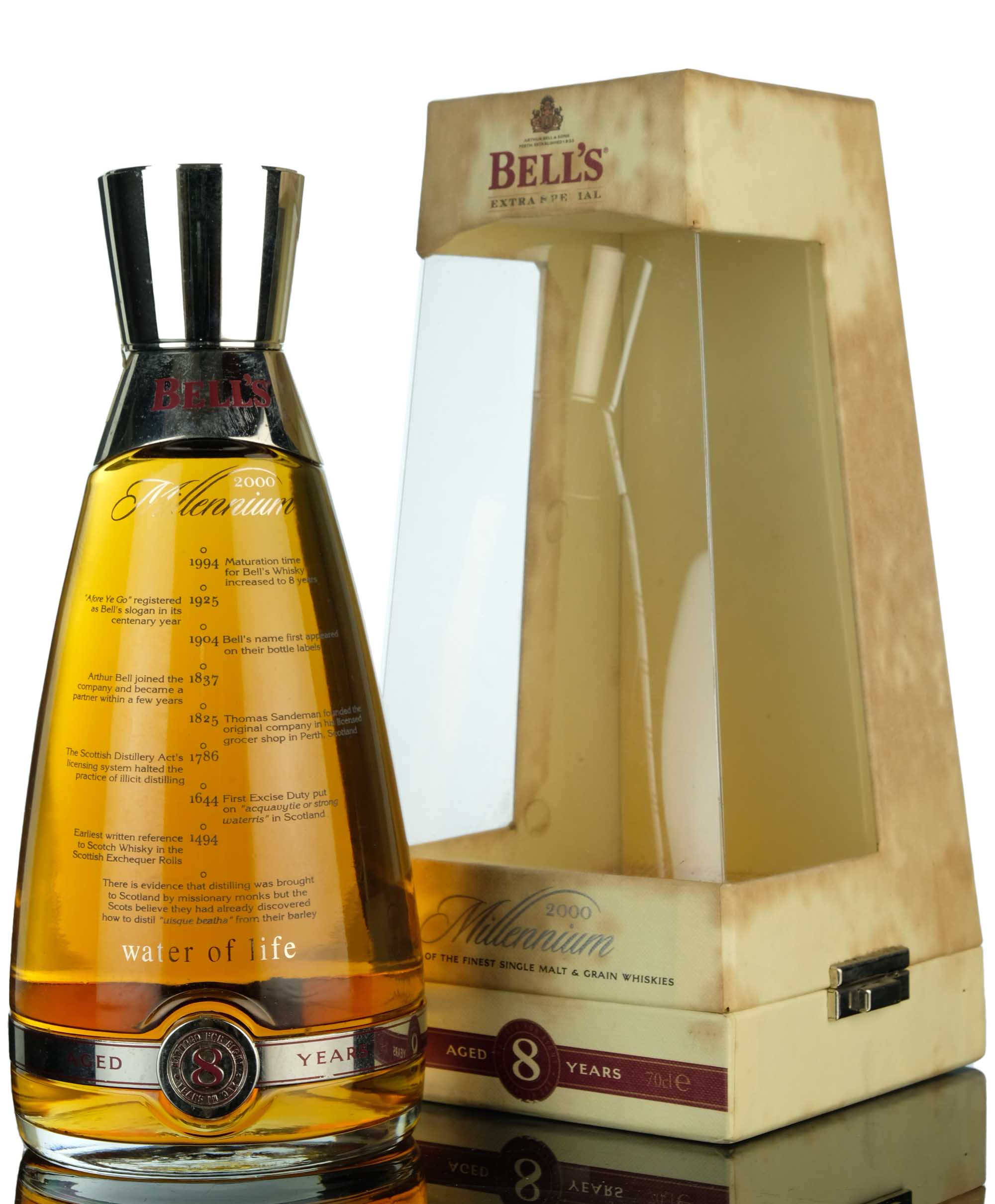 Bells 8 Year Old Extra Special - Millennium 2000 Decanter