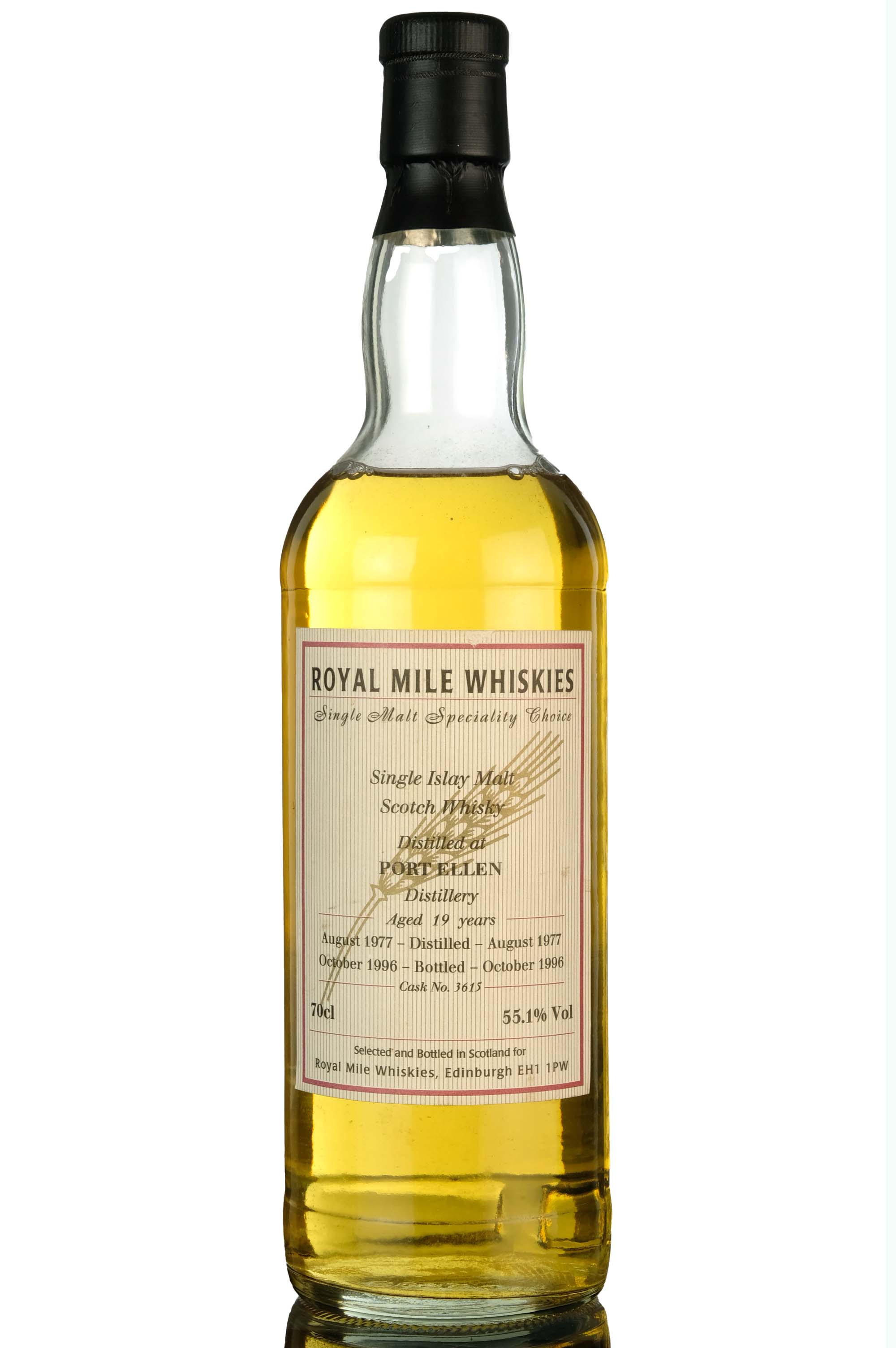 Port Ellen 1977-1996 - 19 Year Old - Royal Mile Whiskies - Single Cask 3615