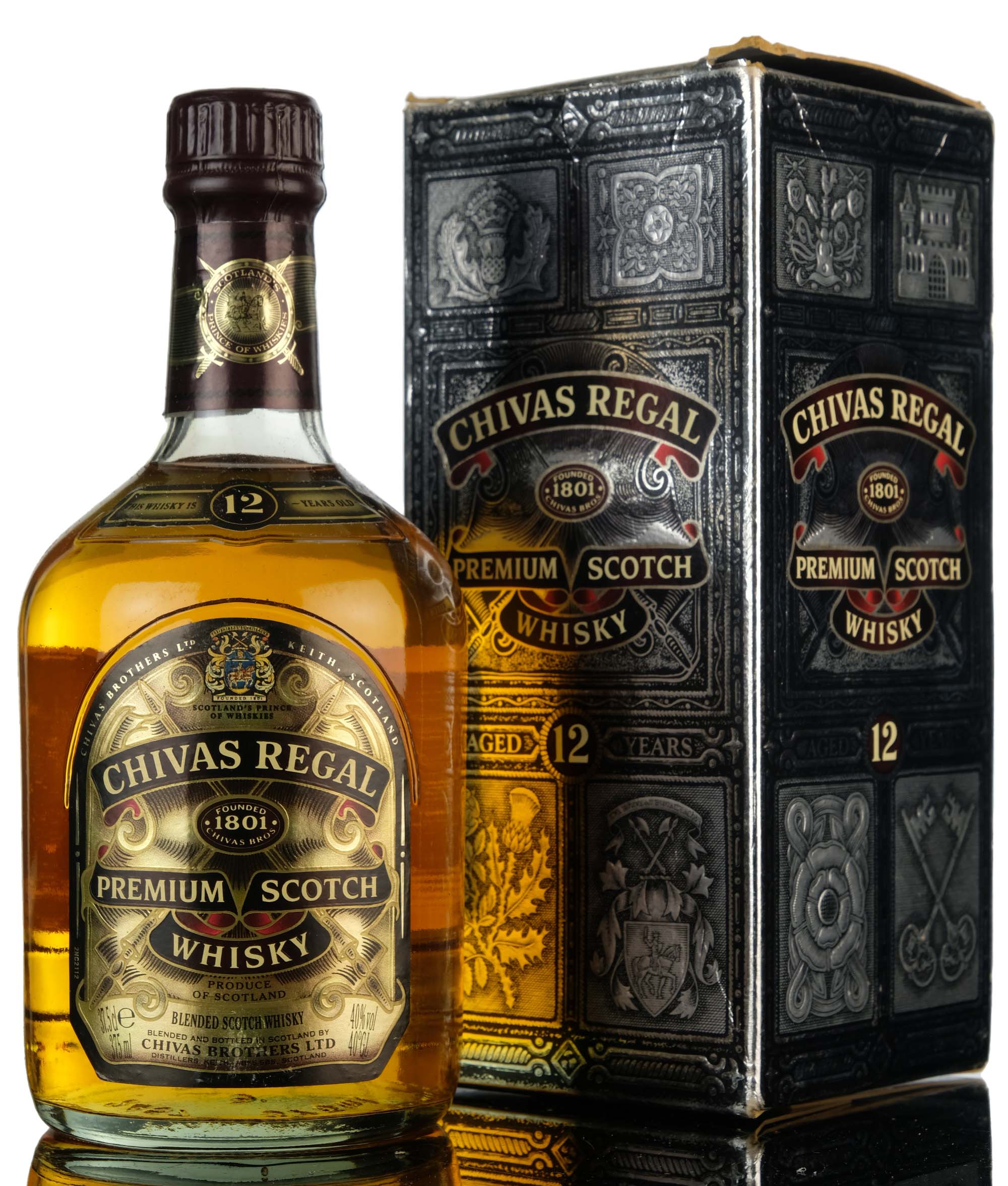 Chivas Regal 12 Year Old - 1980s - Half Bottle