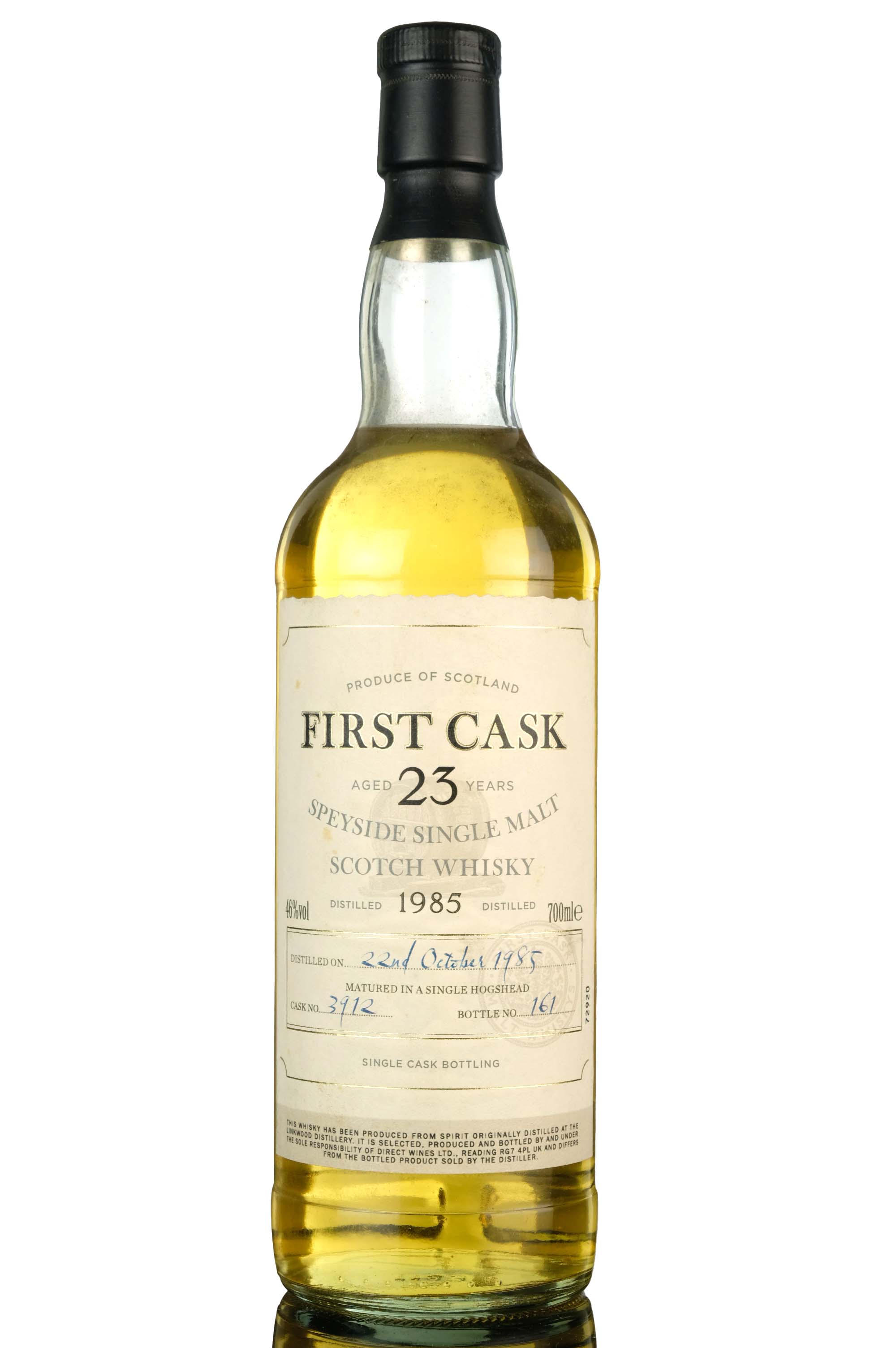 Linkwood 1985 - 23 Year Old - First Cask - Single Cask 3912