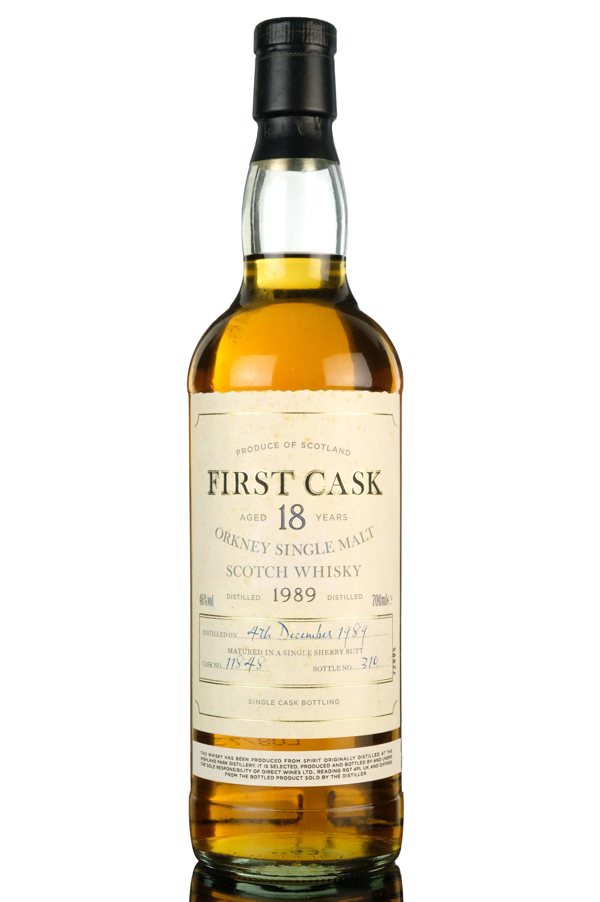 Highland Park 1989 - 18 Year Old - First Cask - Single Cask 11848