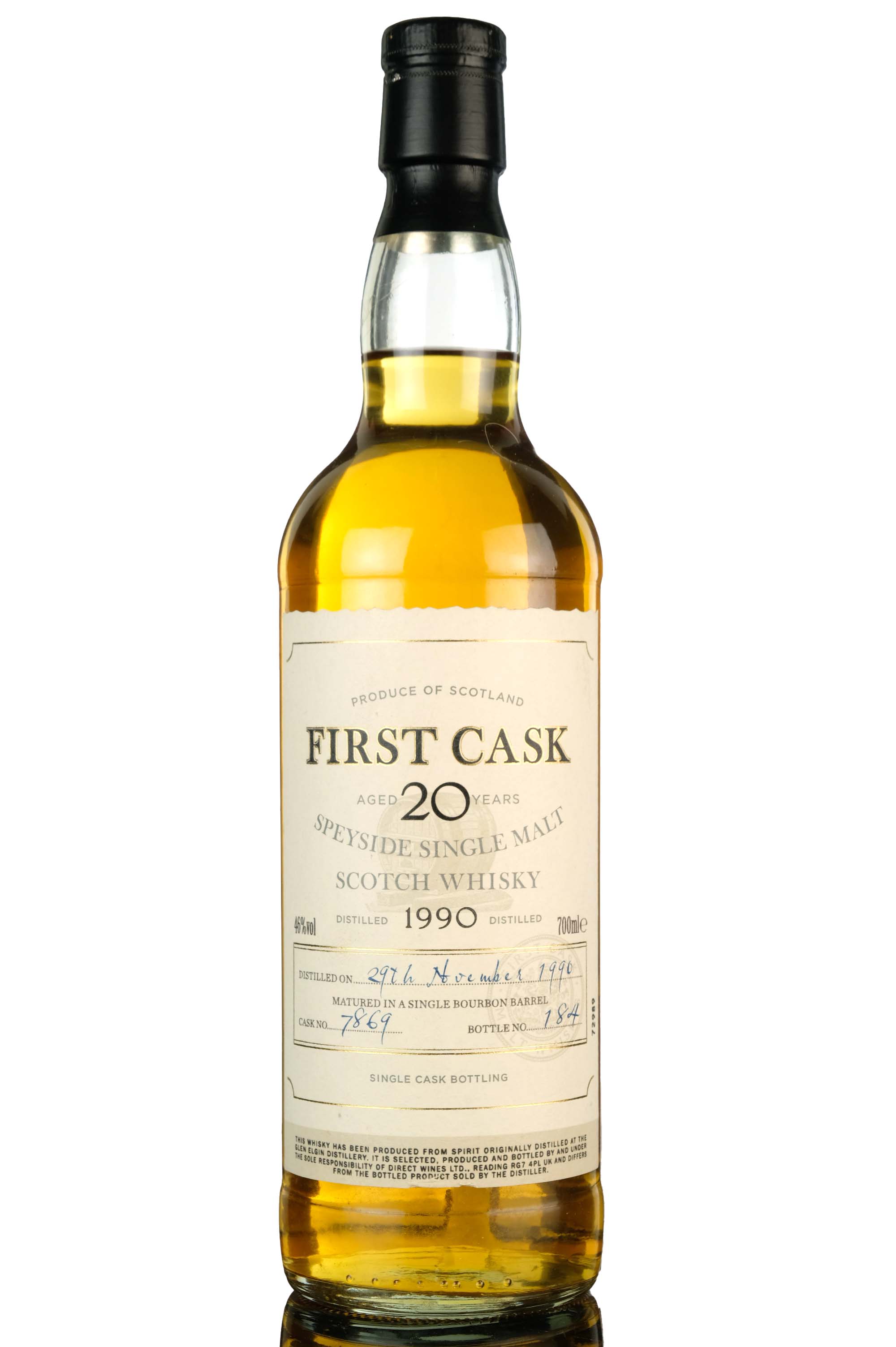 Glen Elgin 1990 - 20 Year Old - First Cask - Single Cask 7869