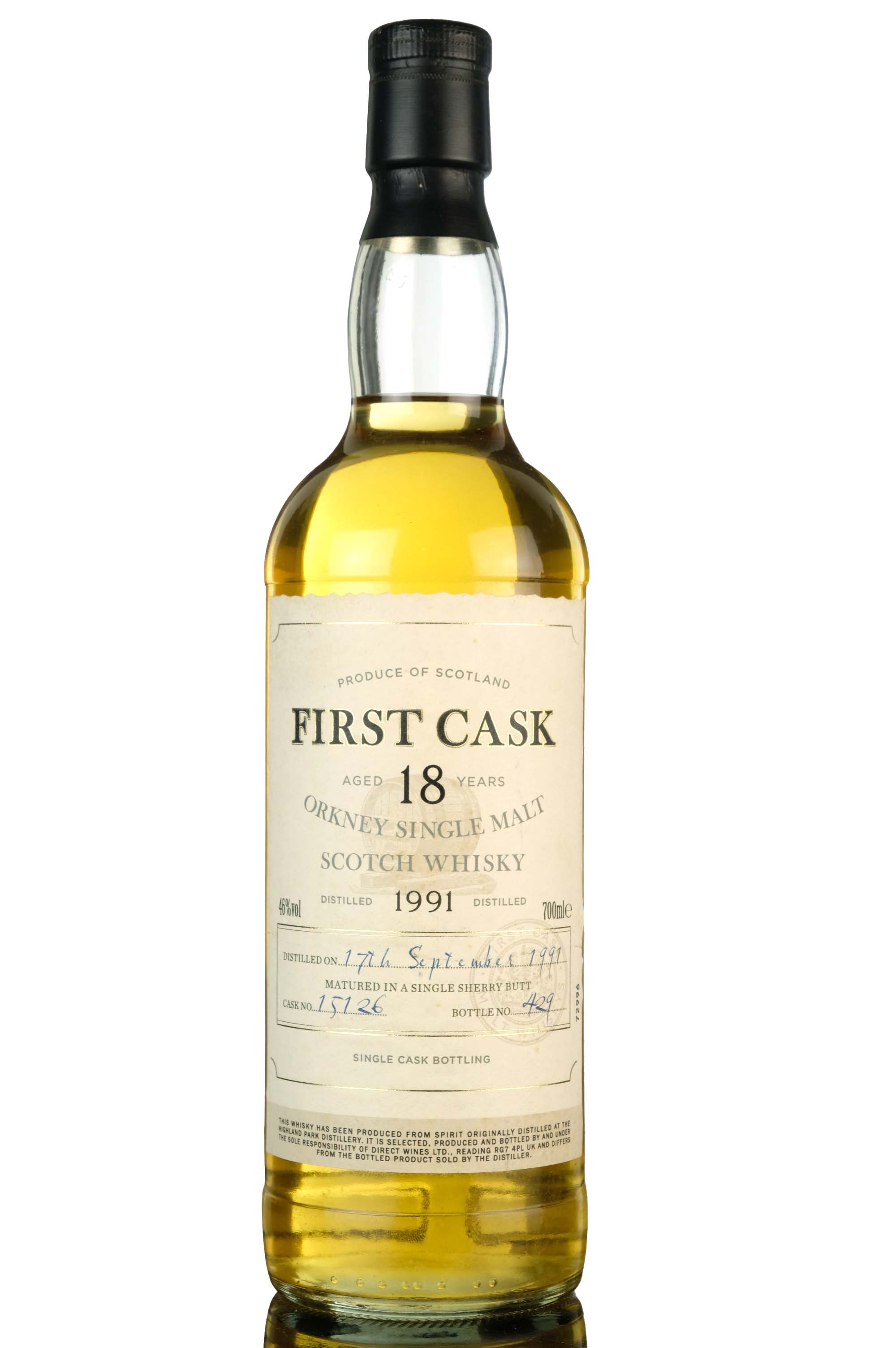 Highland Park 1991 - 18 Year Old - First Cask - Single Cask 15126