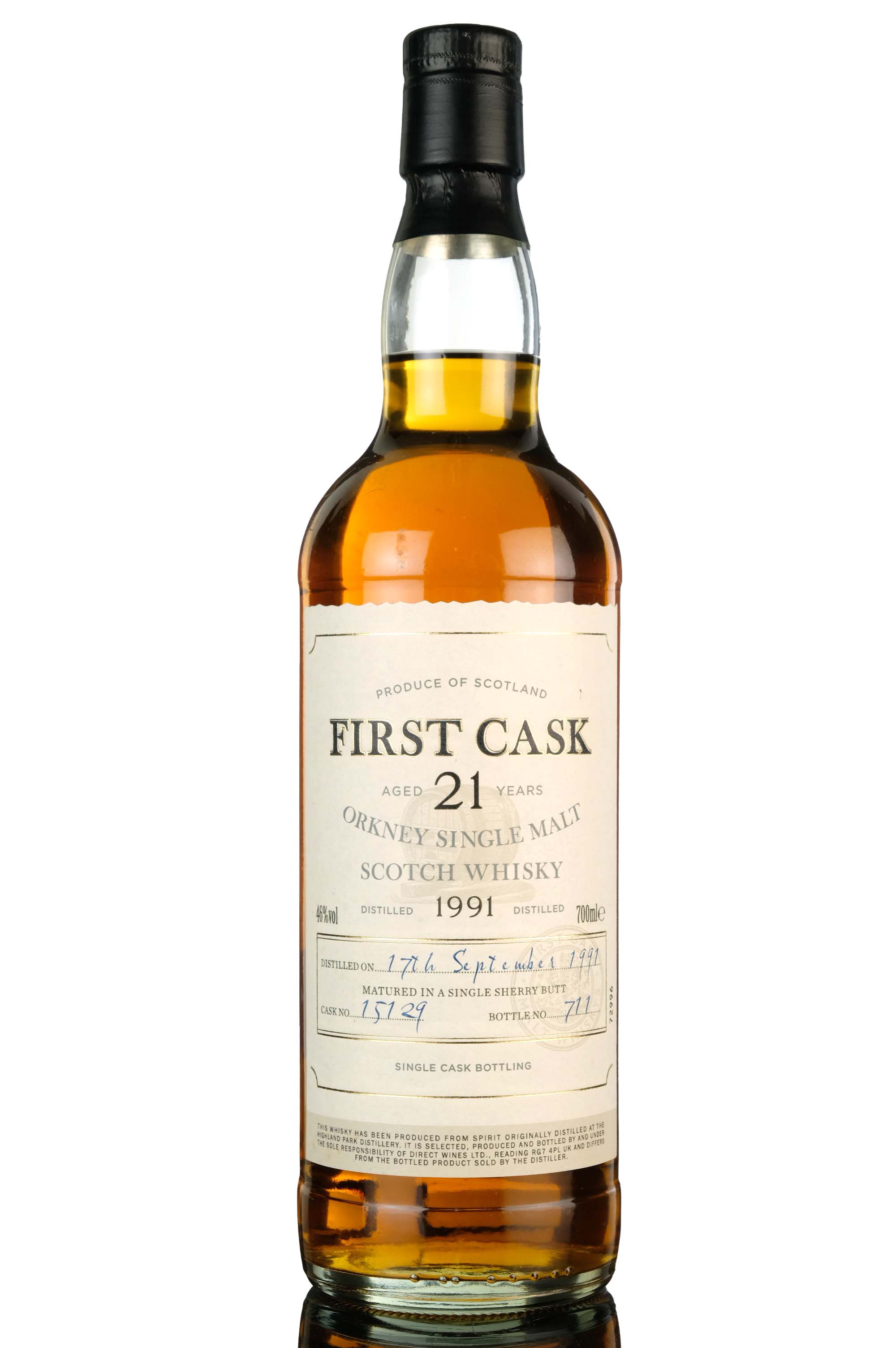 Highland Park 1991 - 21 Year Old - First Cask - Single Cask 15129