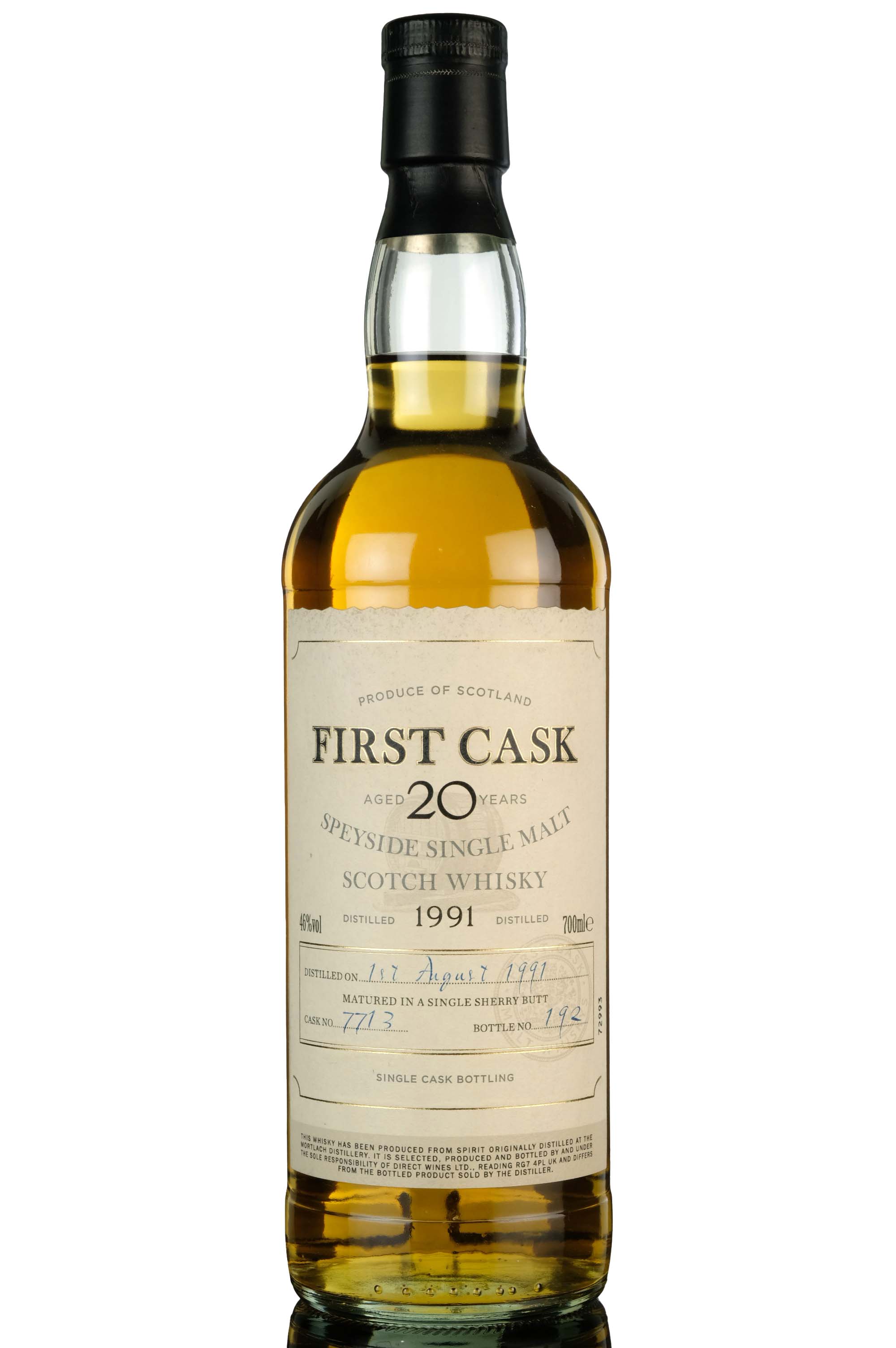 Mortlach 1991 - 20 Year Old - First Cask - Single Cask 7713