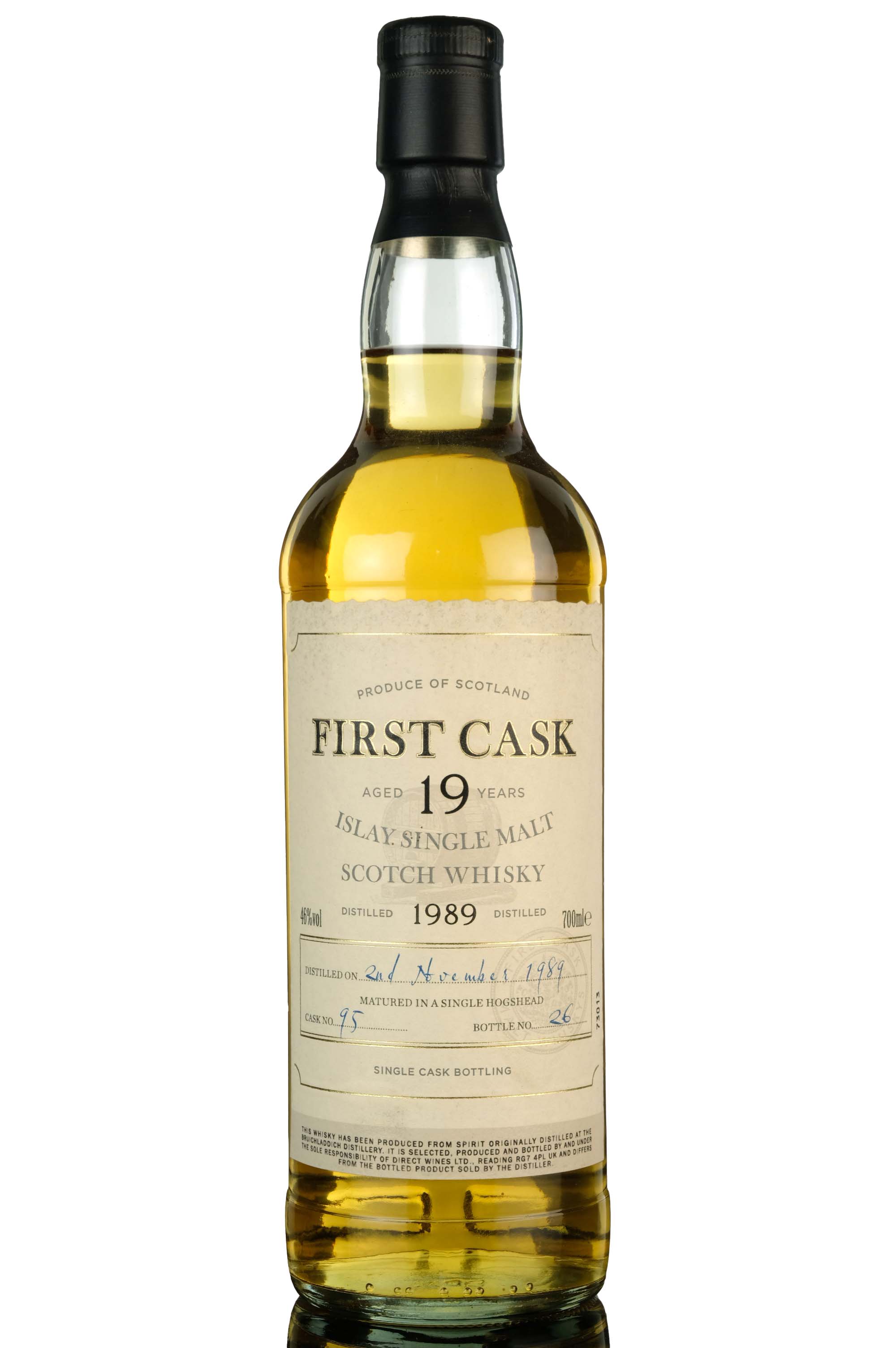 Bruichladdich 1989 - 19 Year Old - First Cask - Single Cask 95