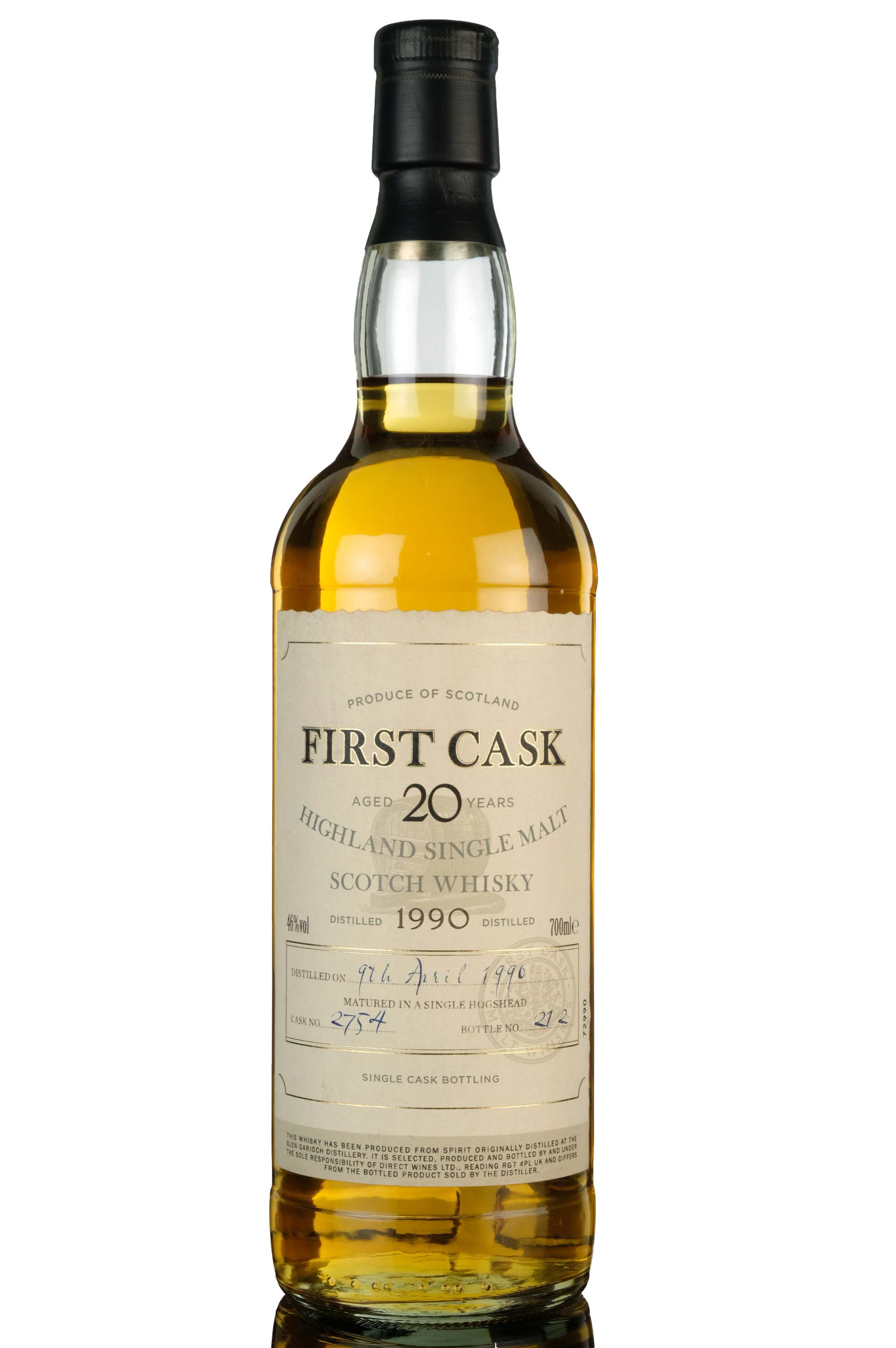 Glen Garioch 1990 - 20 Year Old - First Cask - Single Cask 2754