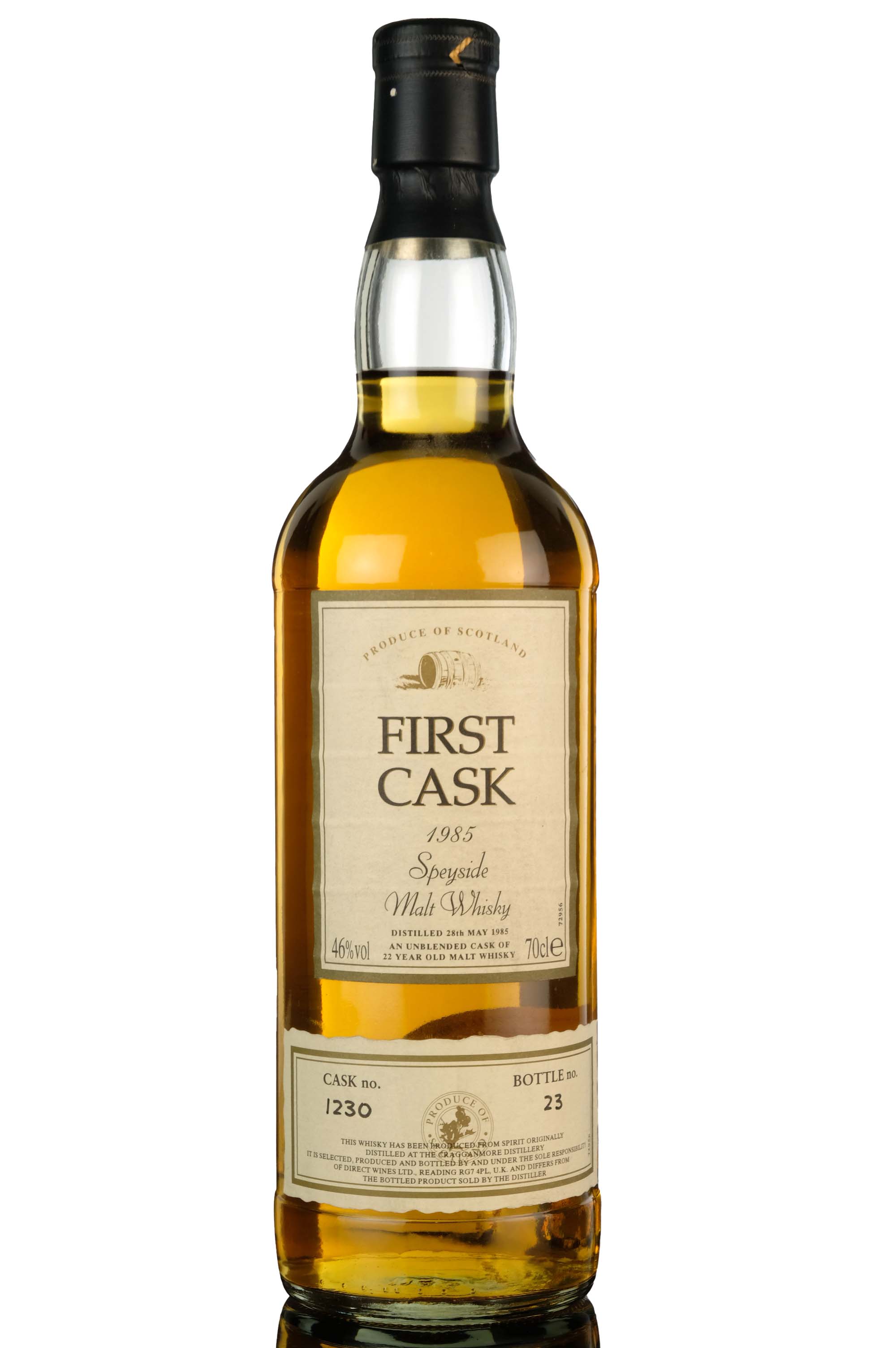 Cragganmore 1985 - 22 Year Old - First Cask - Single Cask 1230