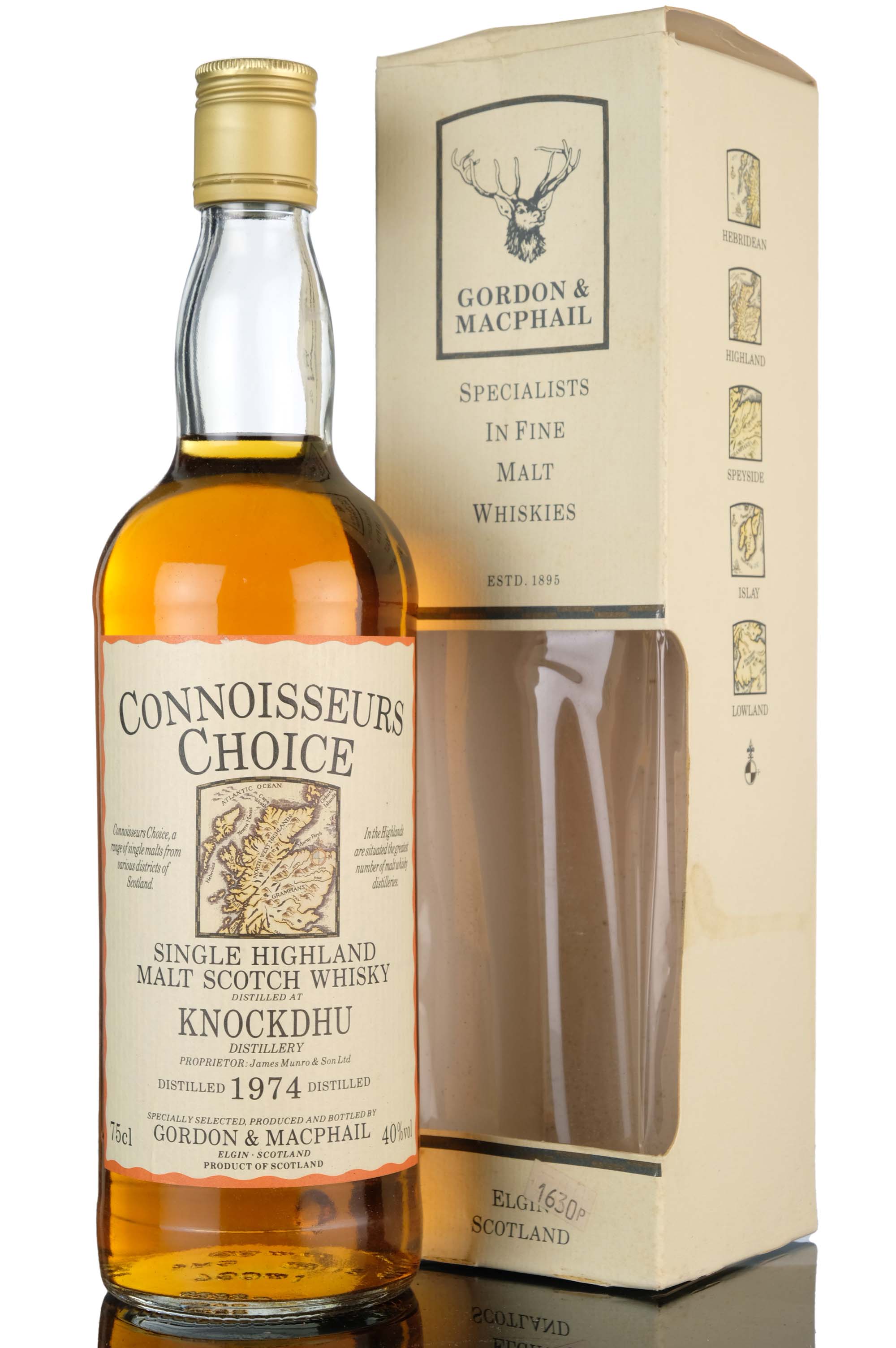 Knockdhu 1974 - Gordon & MacPhail - Connoisseurs Choice