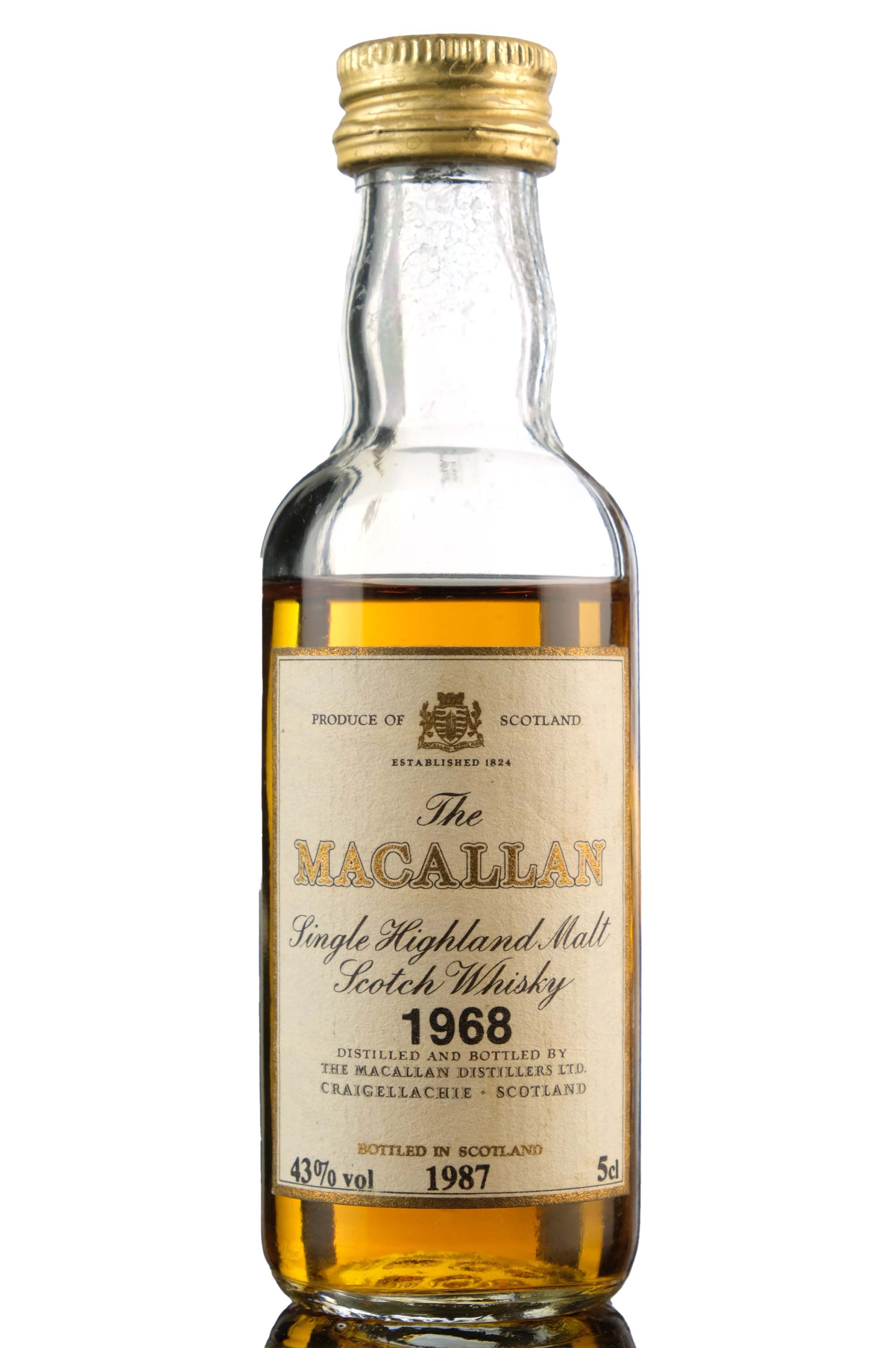 Macallan 1968-1987 - 18 Year Old - Sherry Cask - Miniature