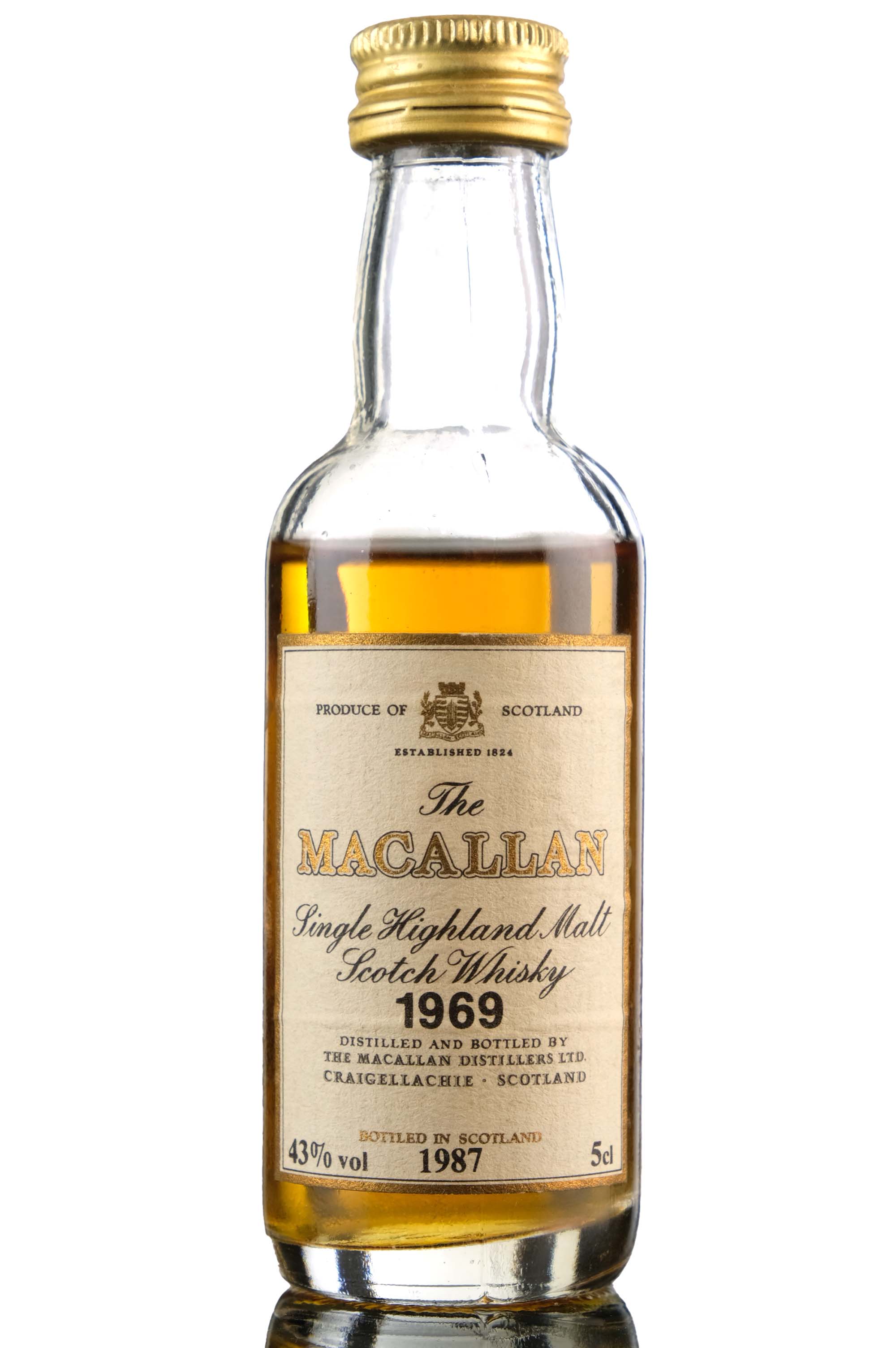 Macallan 1969-1987 - 18 Year Old - Sherry Cask - Miniature