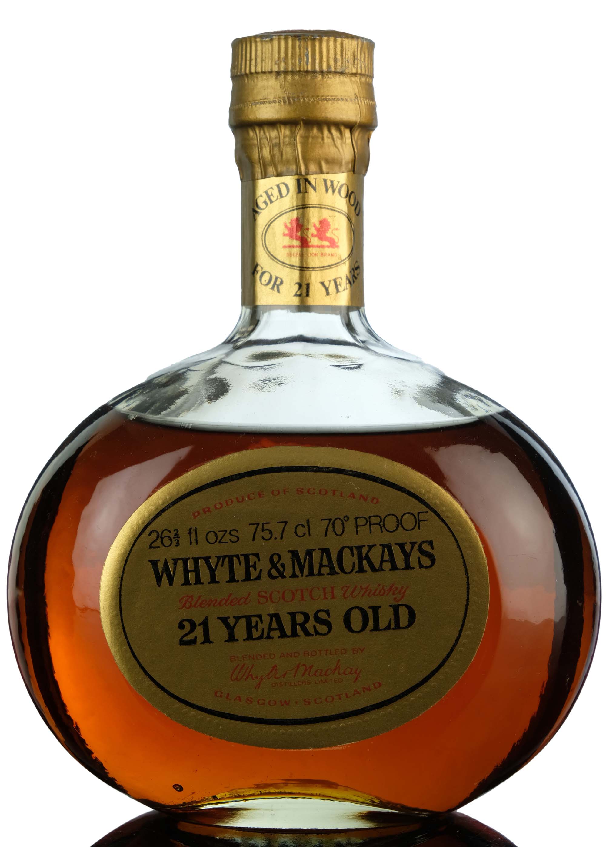 Whyte & Mackay 21 Year Old - Late 1970s