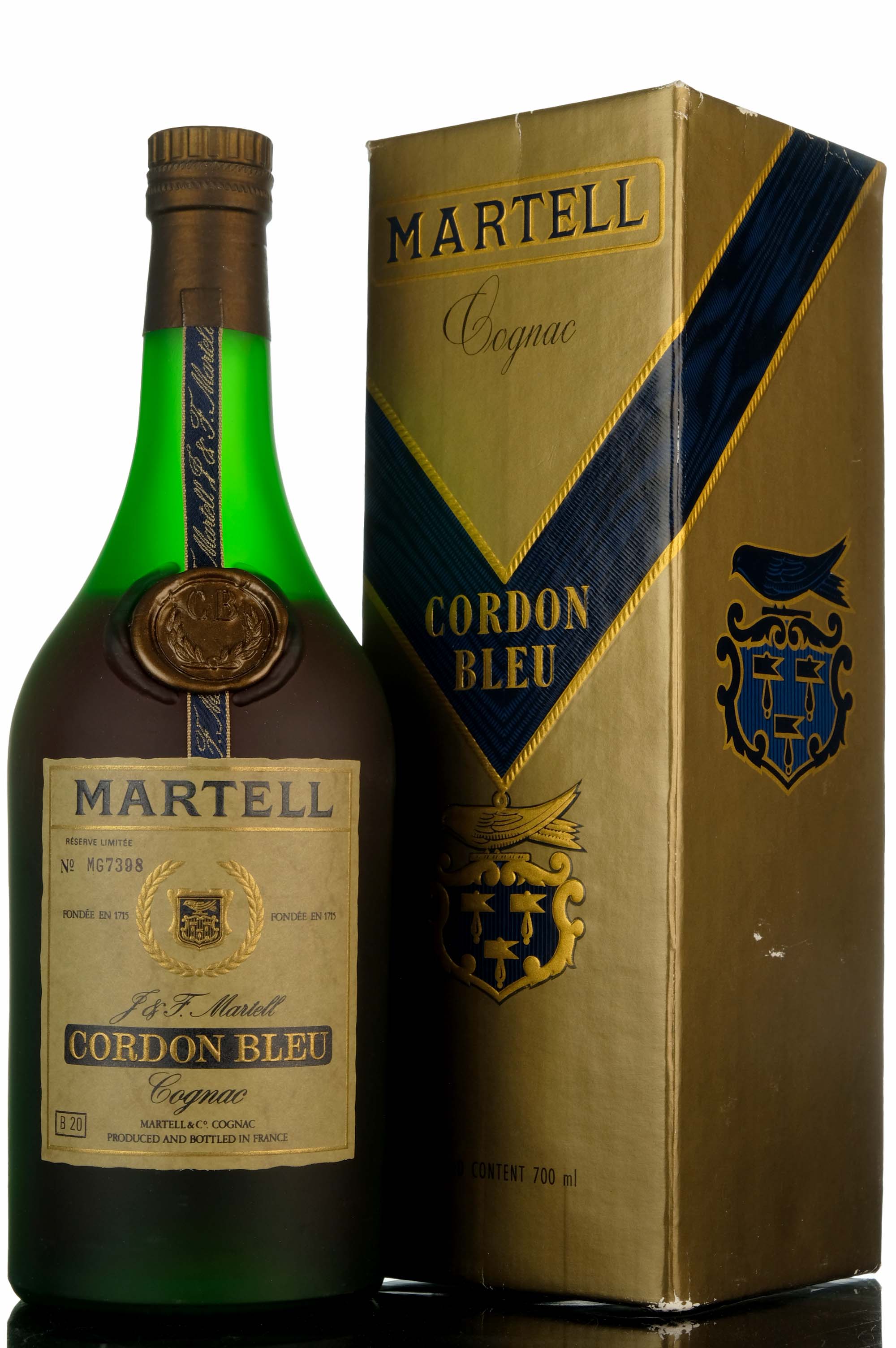 Martell Cordon Bleu Cognac - 1980s