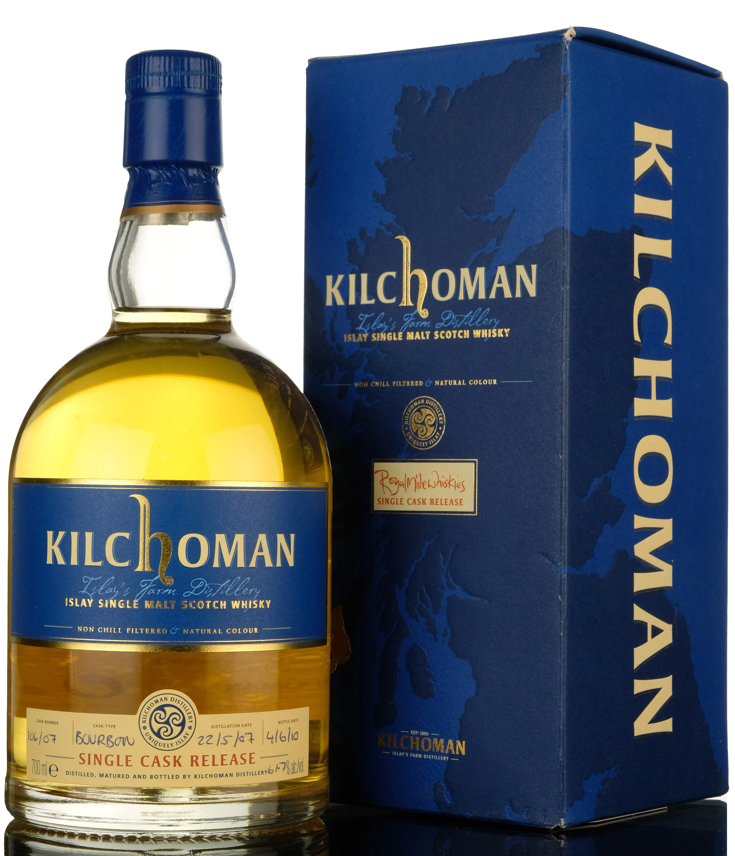 Kilchoman 2007-2010 - 3 Year Old - Single Cask 106 - Royal Mile Whiskies Exclusive