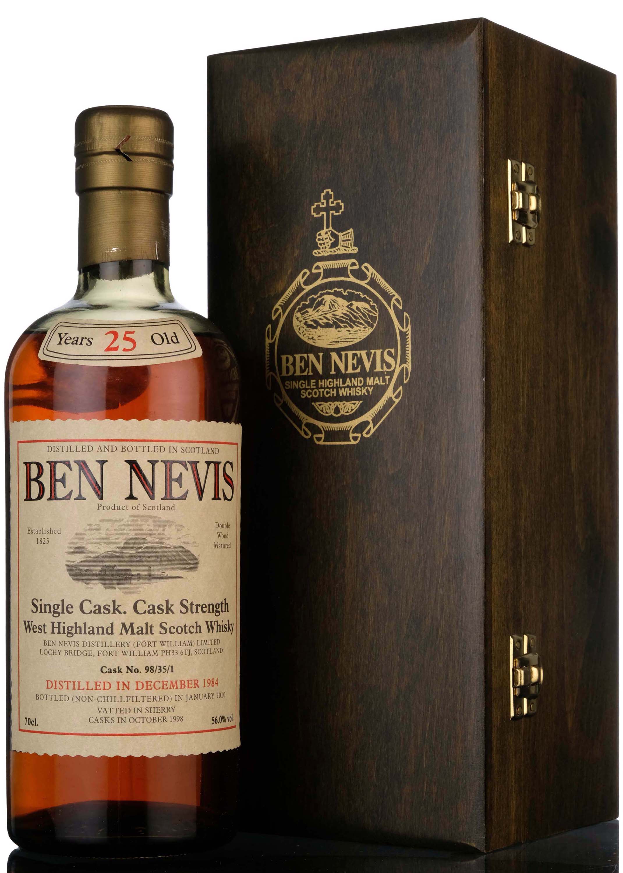 Ben Nevis 1984-2010 - 25 Year Old - Single Cask 98/35/1