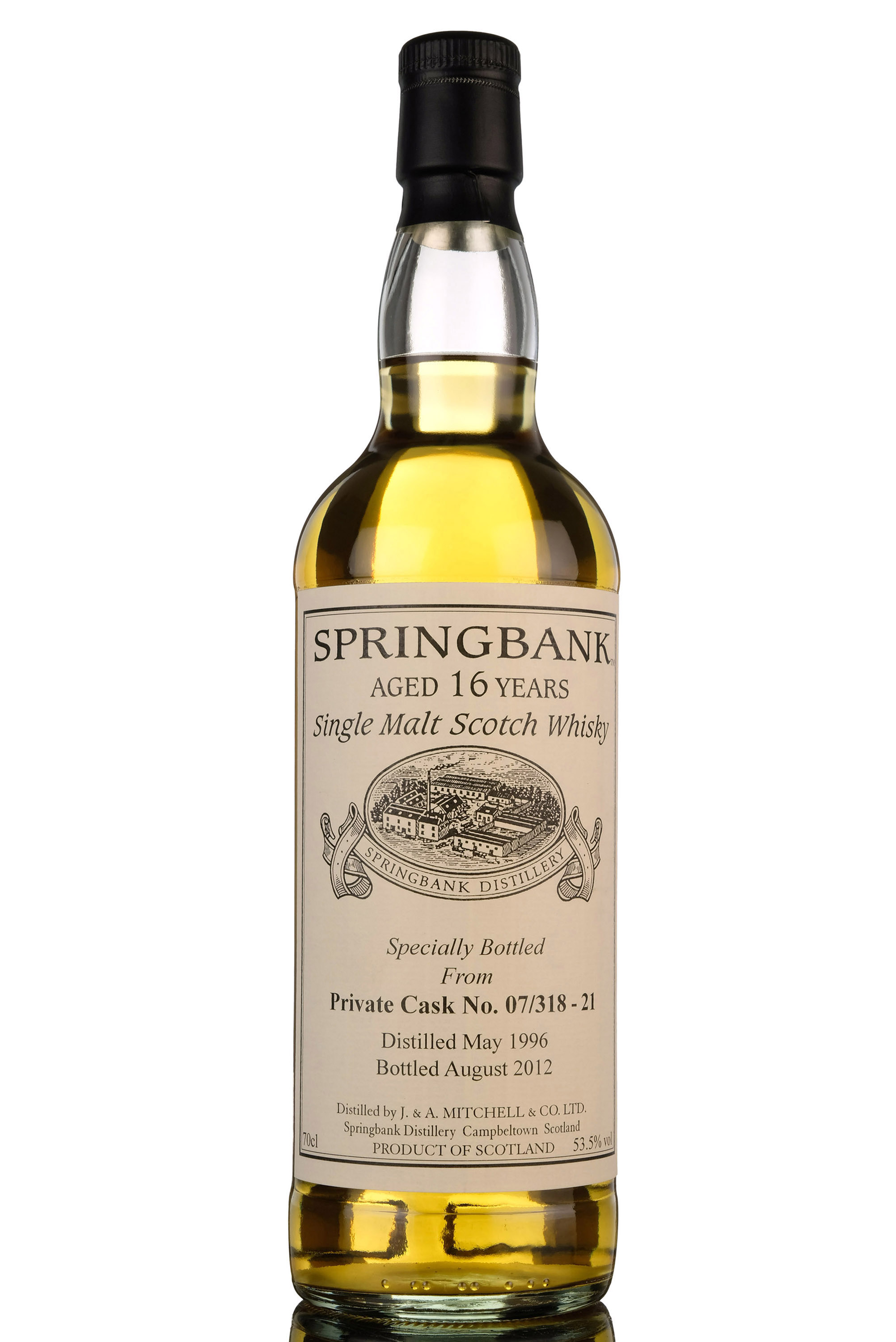 Springbank 1996-2012 - 16 Year Old - Single Cask 07/318-21 - Private Bottling