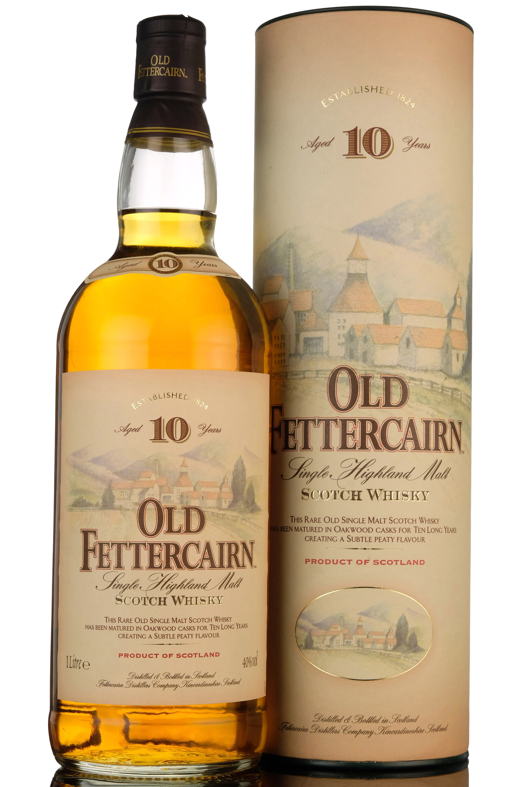 Old Fettercairn 10 Year Old - Circa 2000 - 1 Litre